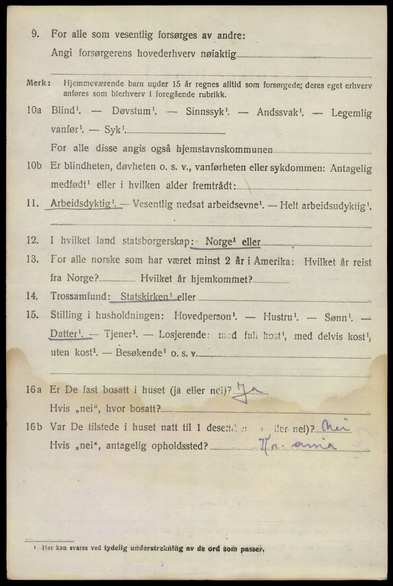 SAO, 1920 census for Bærum, 1920, p. 22983