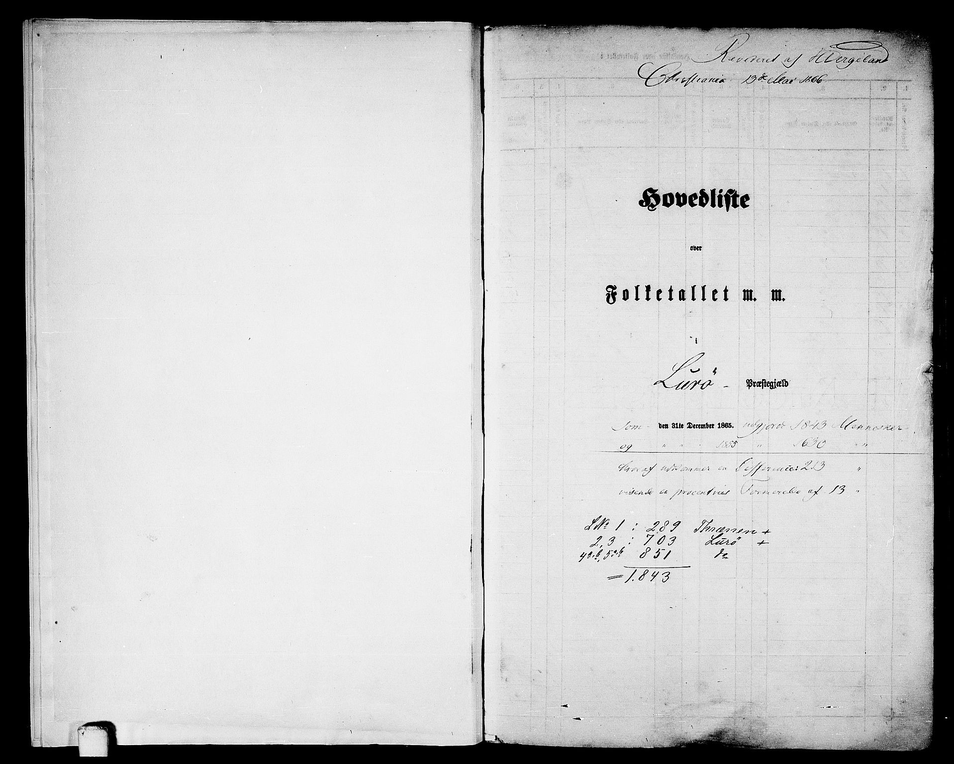 RA, 1865 census for Lurøy, 1865, p. 5