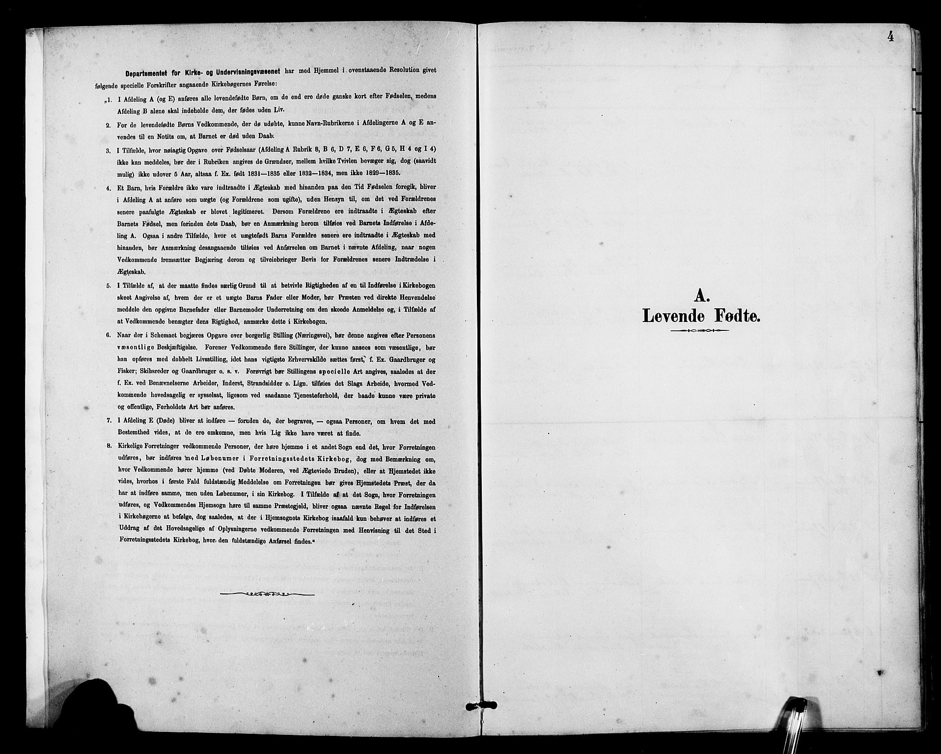 Kvinnherad sokneprestembete, SAB/A-76401/H/Hab: Parish register (copy) no. E 1, 1885-1921, p. 4