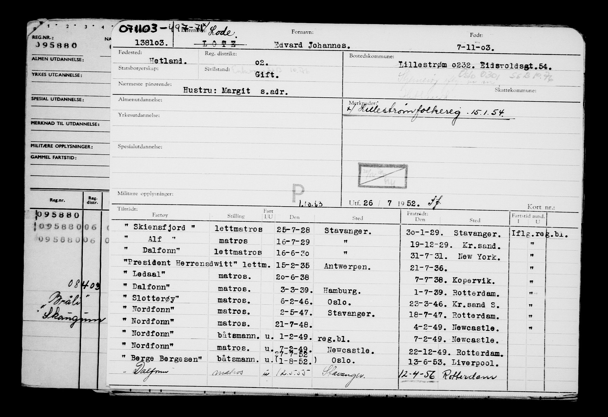 Direktoratet for sjømenn, AV/RA-S-3545/G/Gb/L0051: Hovedkort, 1903, p. 369