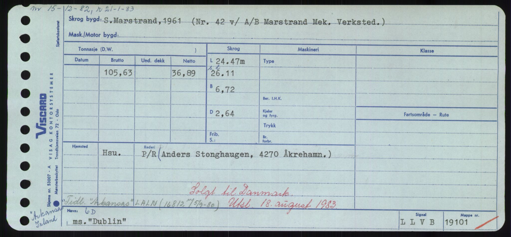 Sjøfartsdirektoratet med forløpere, Skipsmålingen, RA/S-1627/H/Hd/L0008: Fartøy, C-D, p. 679