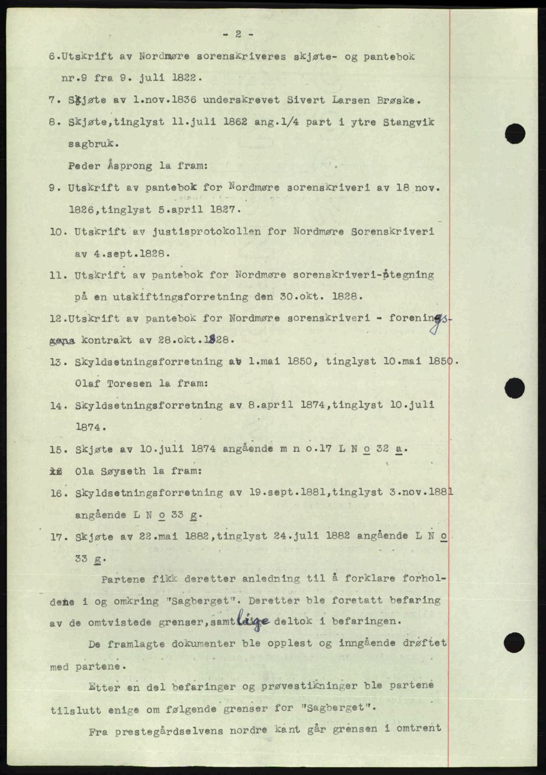 Nordmøre sorenskriveri, AV/SAT-A-4132/1/2/2Ca: Mortgage book no. A110, 1948-1949, Diary no: : 500/1949