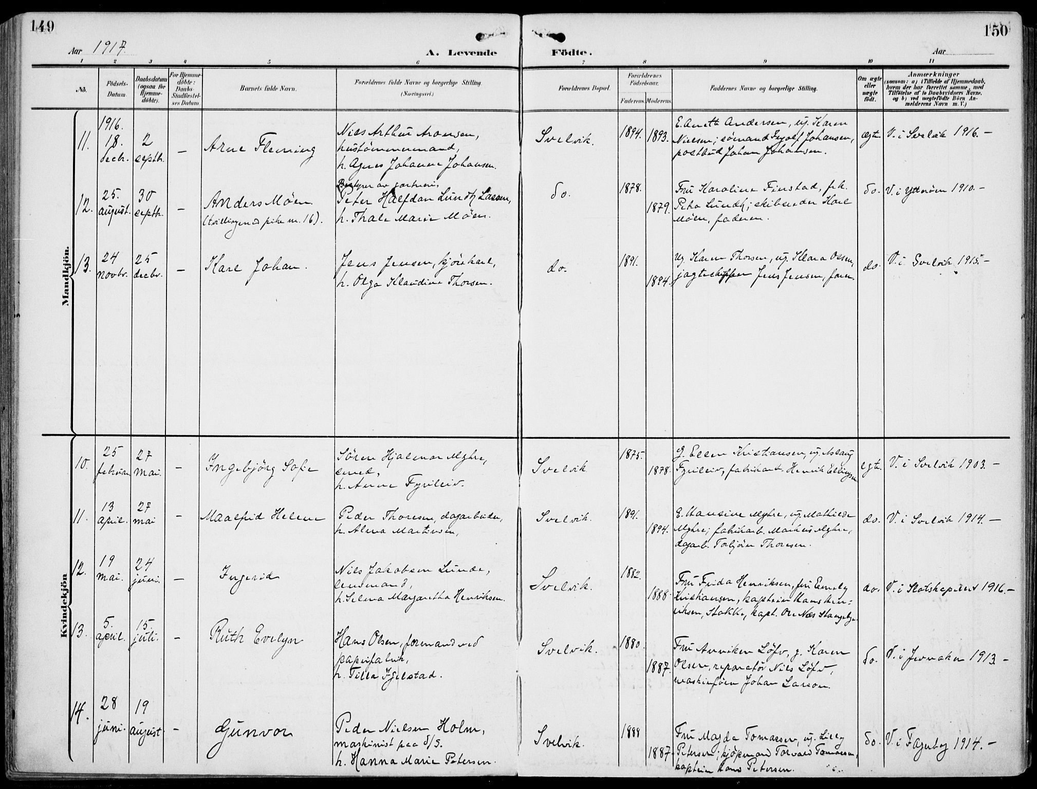 Strømm kirkebøker, AV/SAKO-A-322/F/Fb/L0002: Parish register (official) no. II 2, 1900-1919, p. 149-150