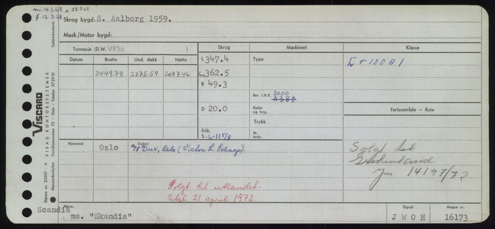 Sjøfartsdirektoratet med forløpere, Skipsmålingen, RA/S-1627/H/Hd/L0034: Fartøy, Sk-Slå, p. 49