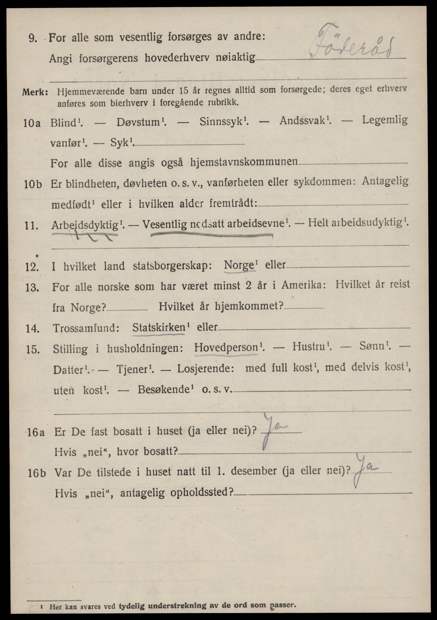 SAT, 1920 census for Syvde, 1920, p. 1341