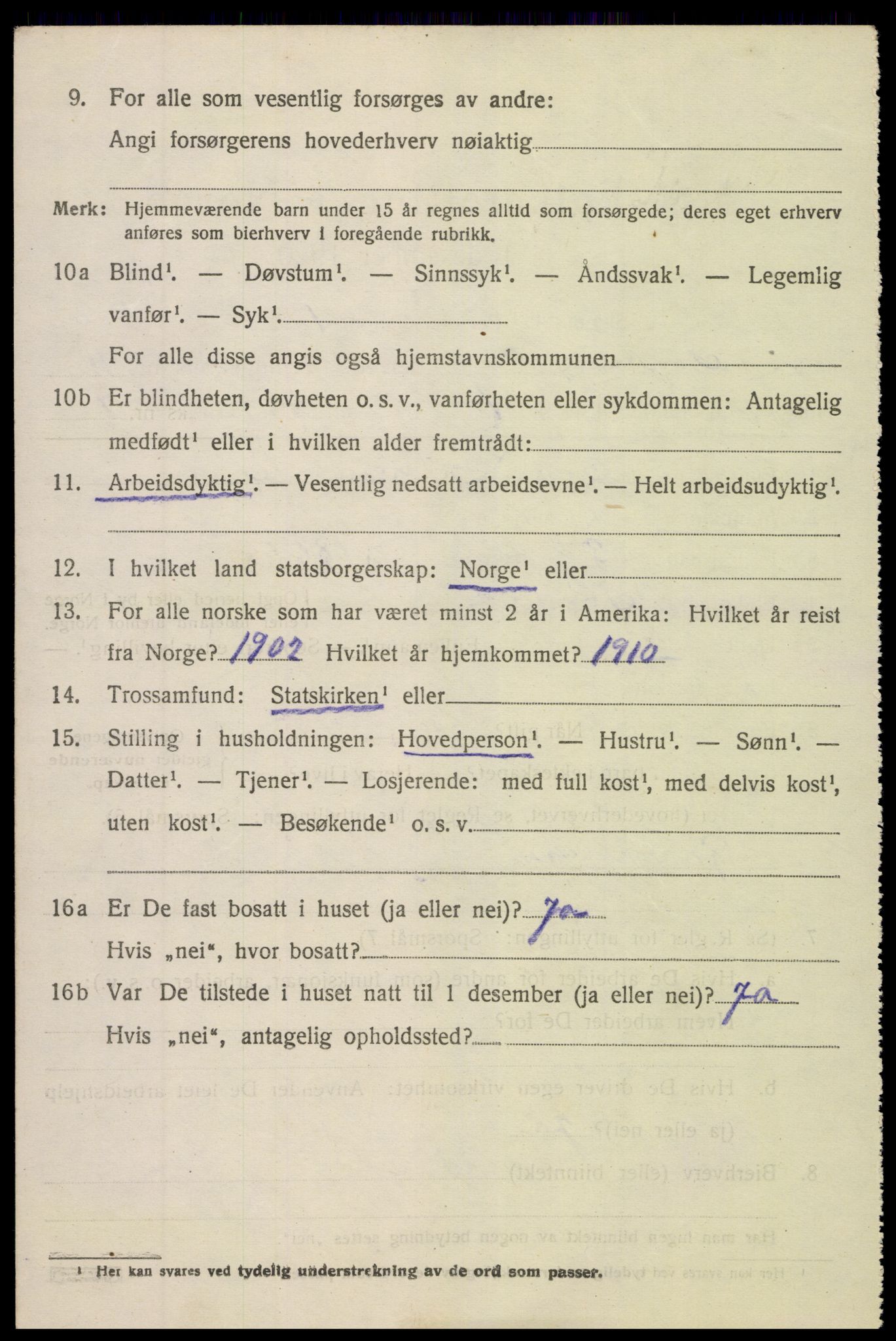 SAK, 1920 census for Søndeled, 1920, p. 5470