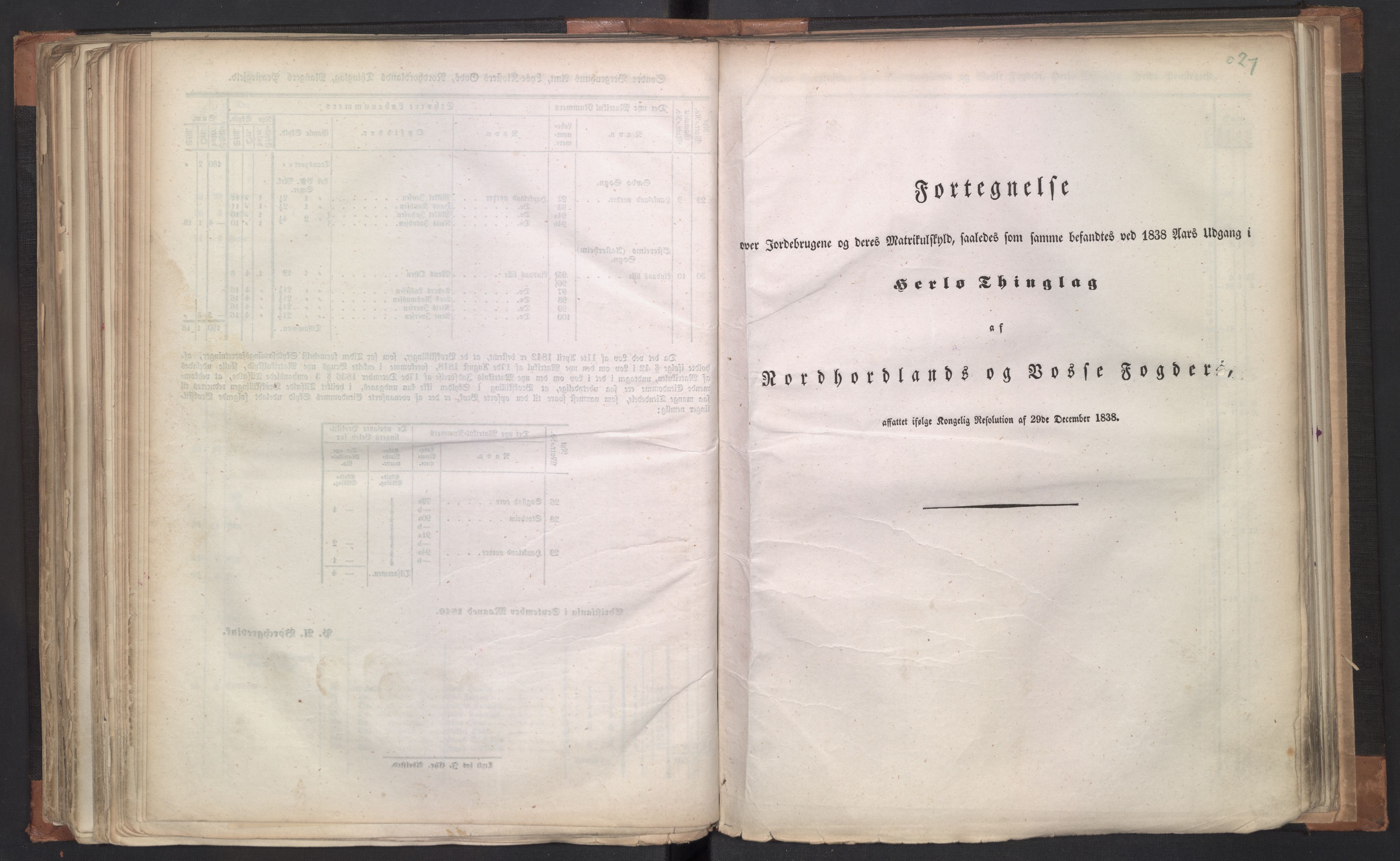 Rygh, AV/RA-PA-0034/F/Fb/L0011: Matrikkelen for 1838 - Søndre Bergenhus amt (Hordaaland fylke), 1838