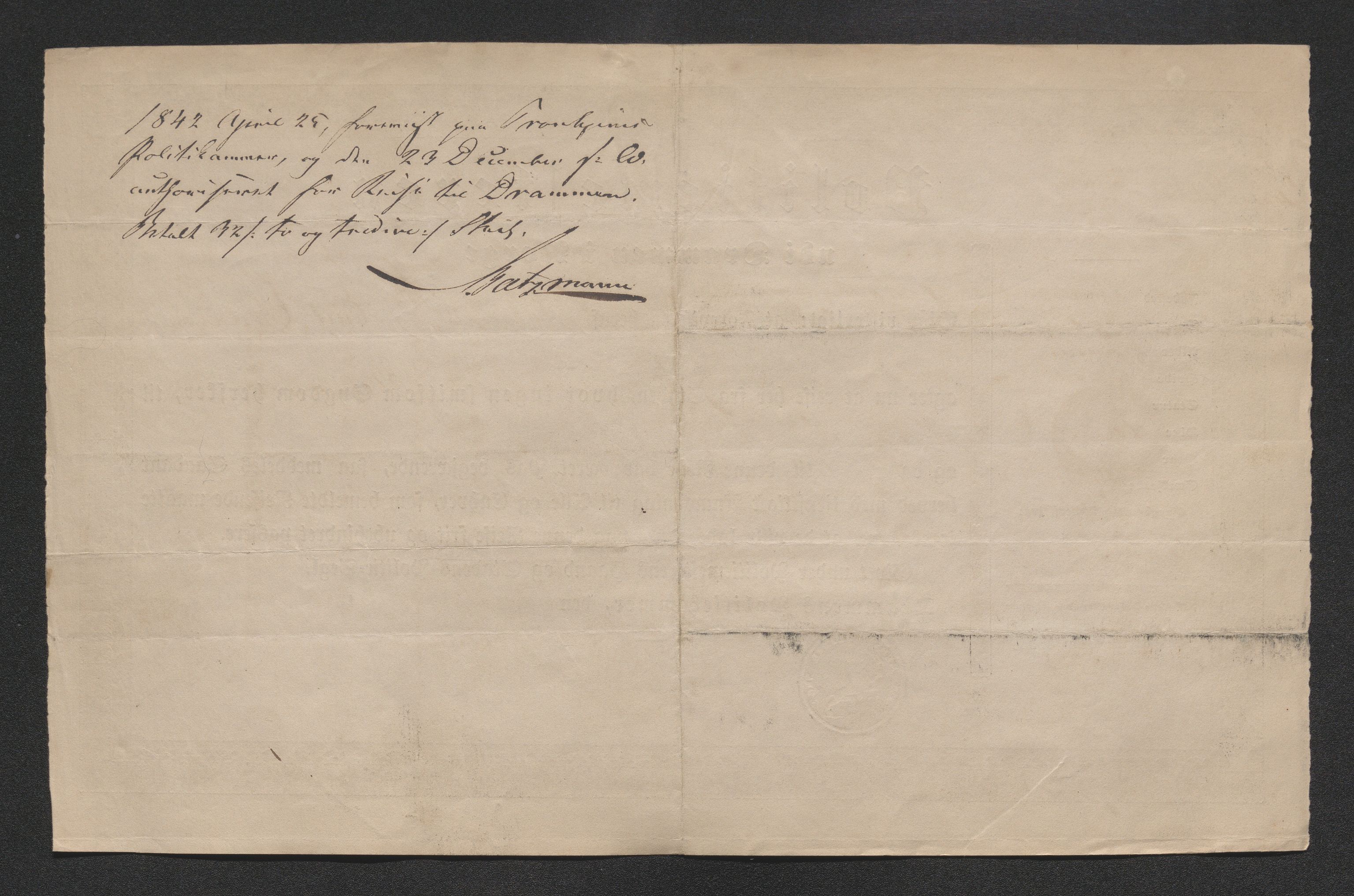 Drammen politikammer, AV/SAKO-A-623/I/Ia/Iab/L0007: Innleverte pass, 1843-1844, p. 21