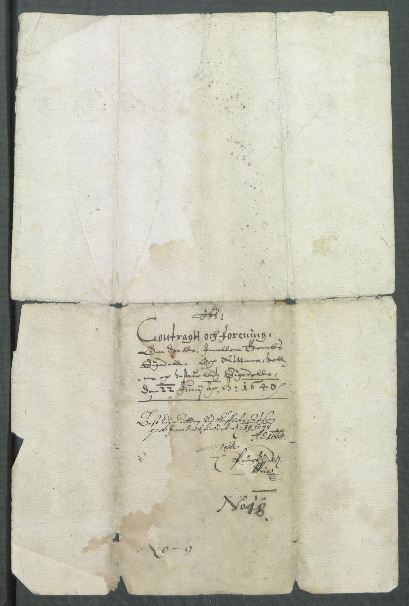 Riksarkivets diplomsamling, AV/RA-EA-5965/F02/L0153: Dokumenter, 1640, p. 41