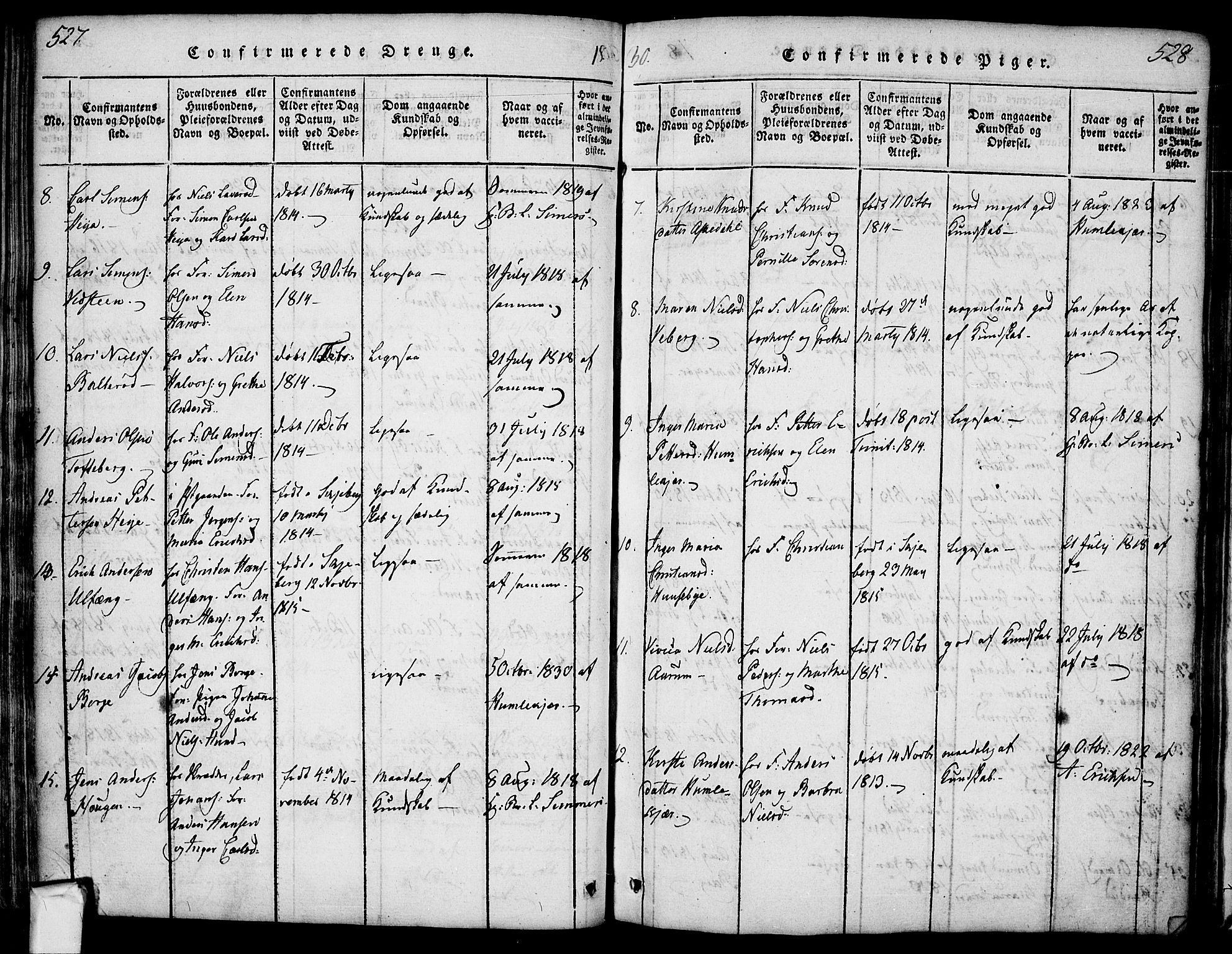 Borge prestekontor Kirkebøker, SAO/A-10903/F/Fa/L0003: Parish register (official) no. I 3, 1815-1836, p. 527-528