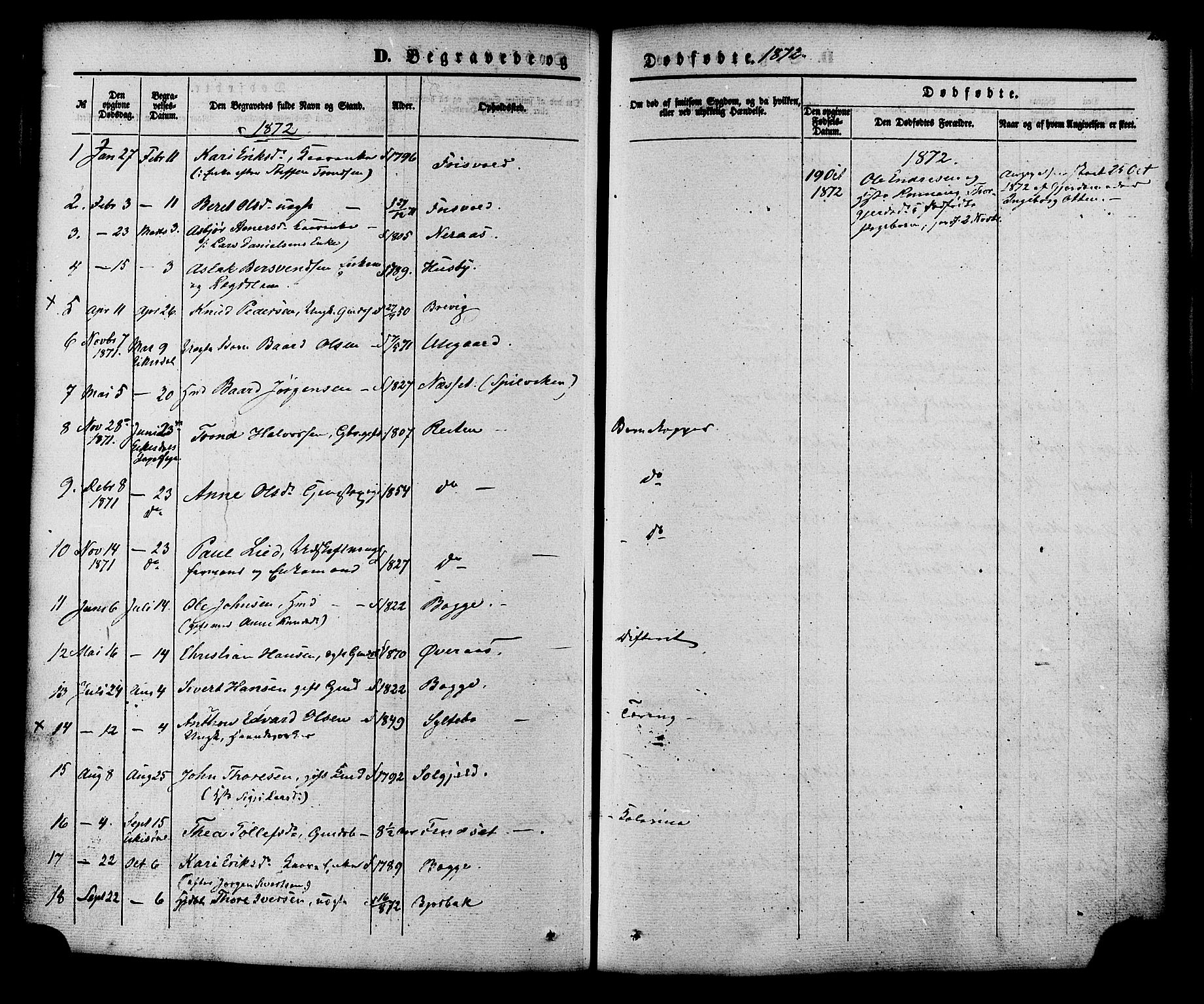 Ministerialprotokoller, klokkerbøker og fødselsregistre - Møre og Romsdal, SAT/A-1454/552/L0637: Parish register (official) no. 552A01, 1845-1879, p. 257