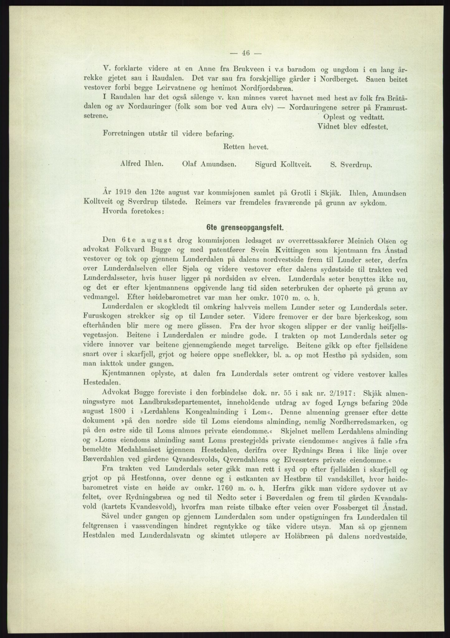 Høyfjellskommisjonen, AV/RA-S-1546/X/Xa/L0001: Nr. 1-33, 1909-1953, p. 2889