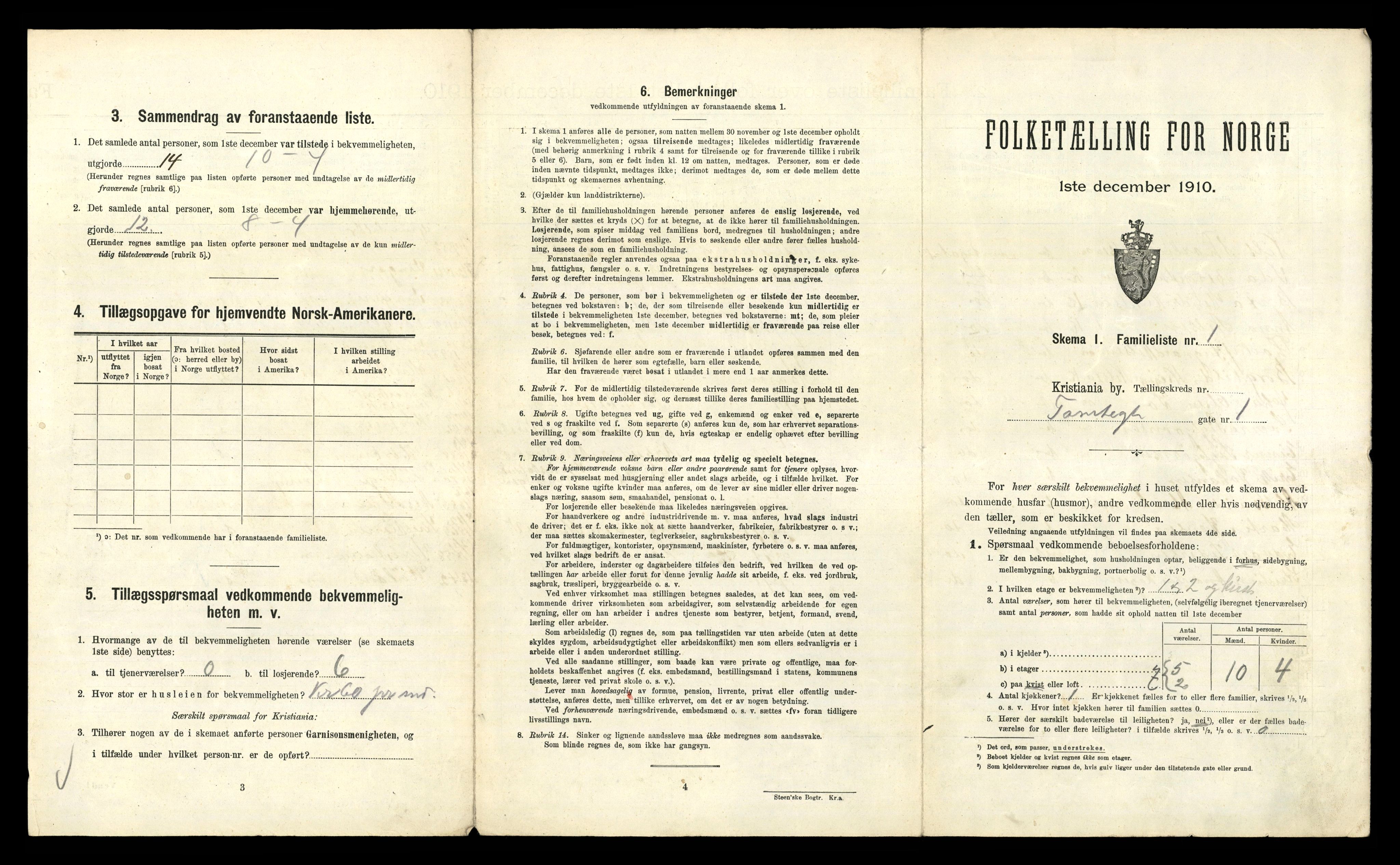 RA, 1910 census for Kristiania, 1910, p. 108989