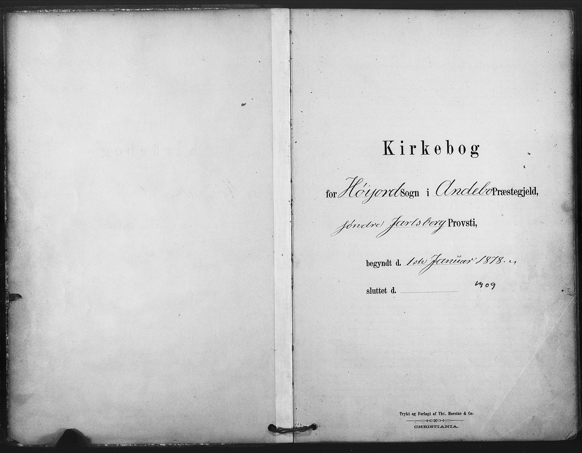 Andebu kirkebøker, AV/SAKO-A-336/F/Fb/L0001: Parish register (official) no. II 1, 1878-1909