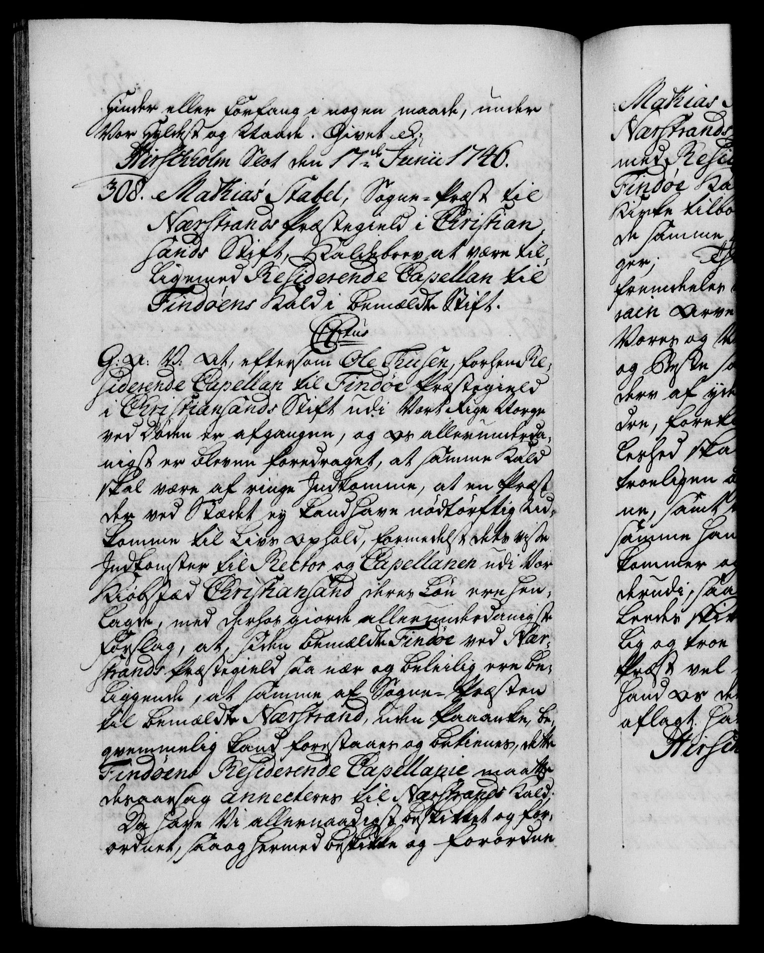 Danske Kanselli 1572-1799, AV/RA-EA-3023/F/Fc/Fca/Fcaa/L0034: Norske registre, 1745-1746, p. 565b