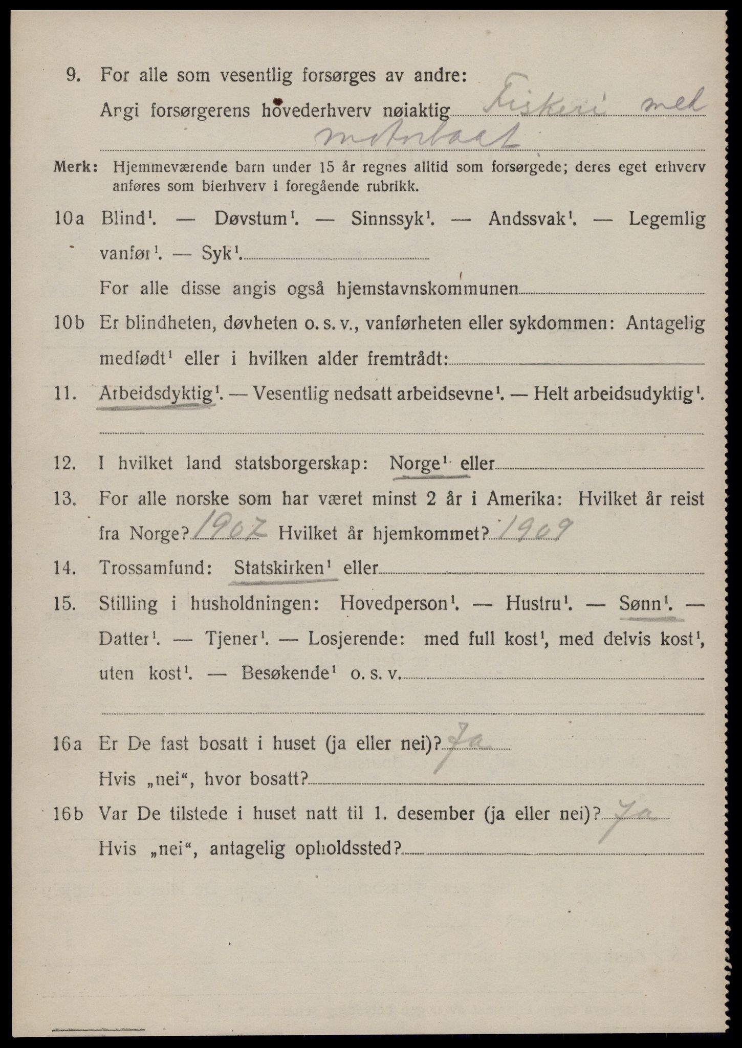 SAT, 1920 census for Haram, 1920, p. 2206