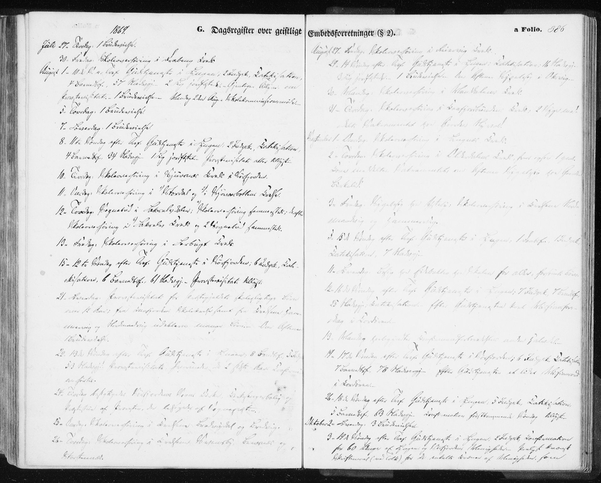 Lyngen sokneprestembete, AV/SATØ-S-1289/H/He/Hea/L0005kirke: Parish register (official) no. 5, 1859-1869, p. 386