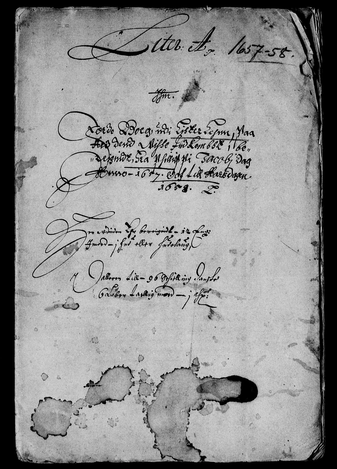 Rentekammeret inntil 1814, Reviderte regnskaper, Lensregnskaper, AV/RA-EA-5023/R/Rb/Rbr/L0021: Lista len, 1655-1659