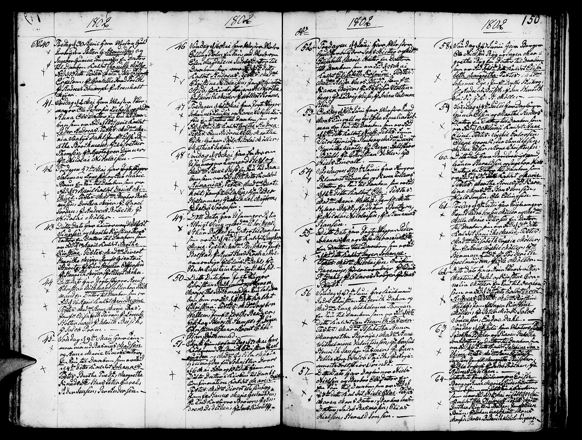 Nykirken Sokneprestembete, AV/SAB-A-77101/H/Haa/L0005: Parish register (official) no. A 5, 1775-1808, p. 150