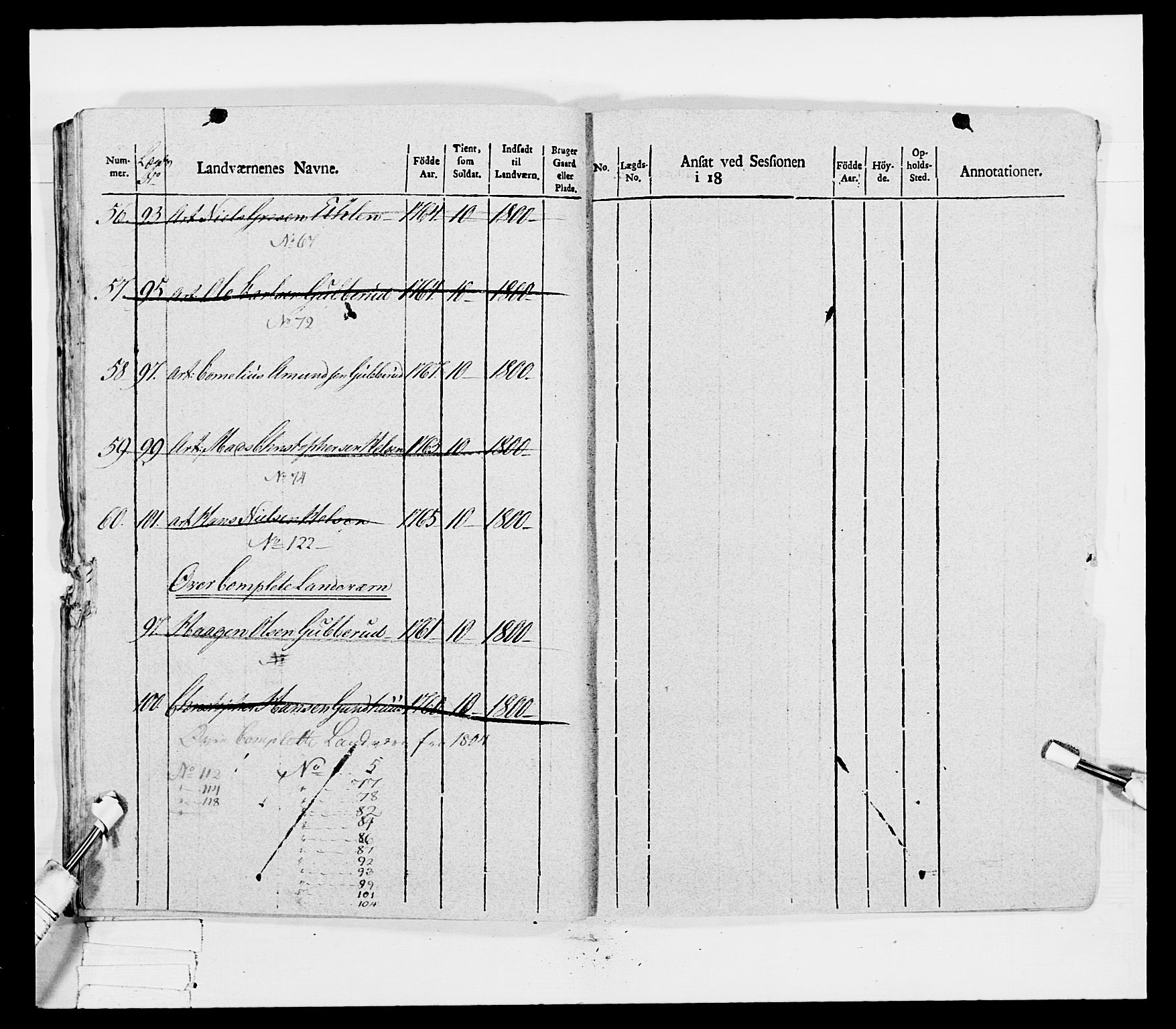 Generalitets- og kommissariatskollegiet, Det kongelige norske kommissariatskollegium, AV/RA-EA-5420/E/Eh/L0041: 1. Akershusiske nasjonale infanteriregiment, 1804-1808, p. 88