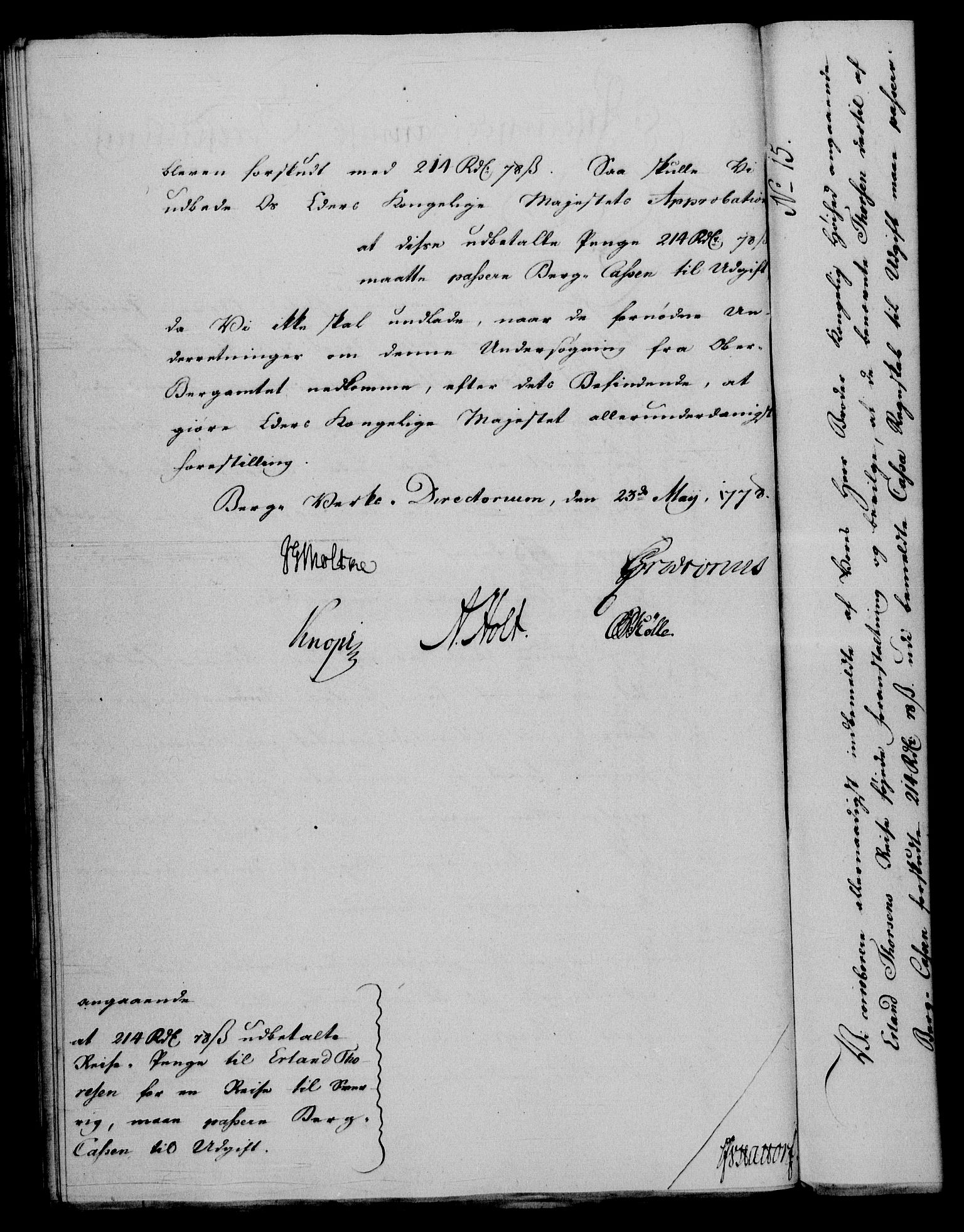 Rentekammeret, Renteskriverkontorene, AV/RA-EA-3115/M/Mf/Mfa/L0002: Resolusjonsprotokoll med register (merket RK 54.2), 1778-1780