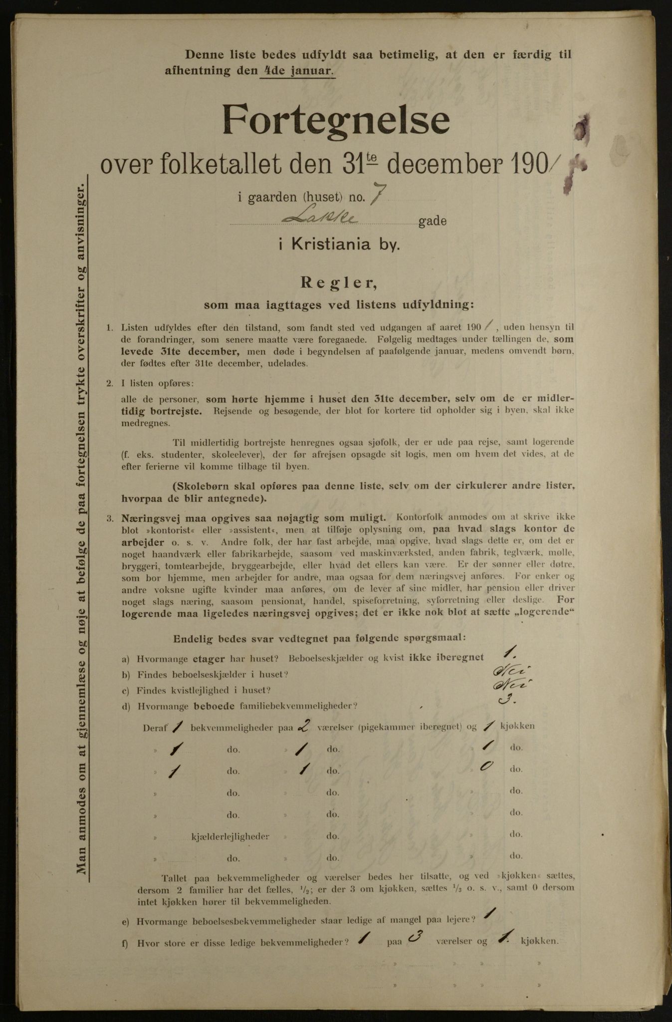 OBA, Municipal Census 1901 for Kristiania, 1901, p. 8546