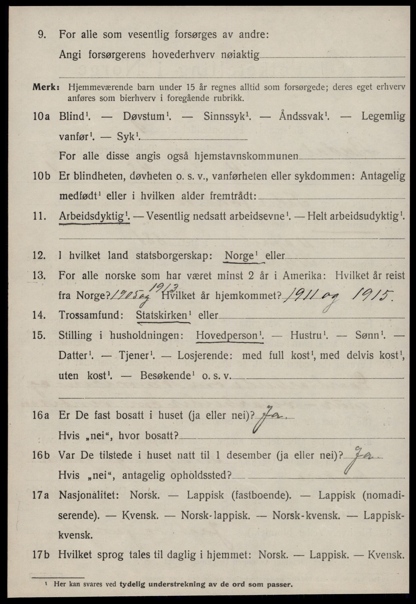 SAT, 1920 census for Budal, 1920, p. 1059