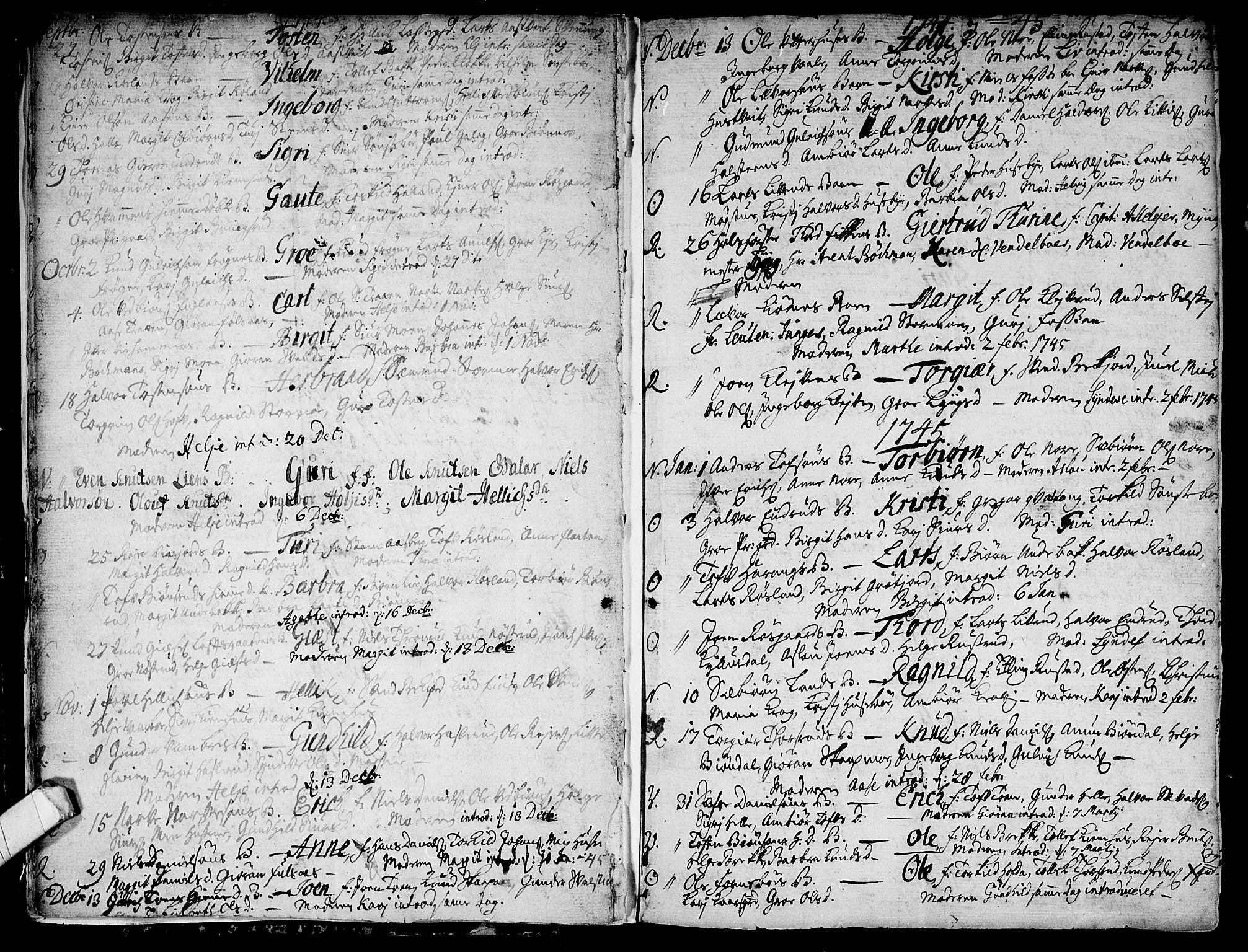 Rollag kirkebøker, SAKO/A-240/F/Fa/L0003: Parish register (official) no. I 3, 1743-1778, p. 7