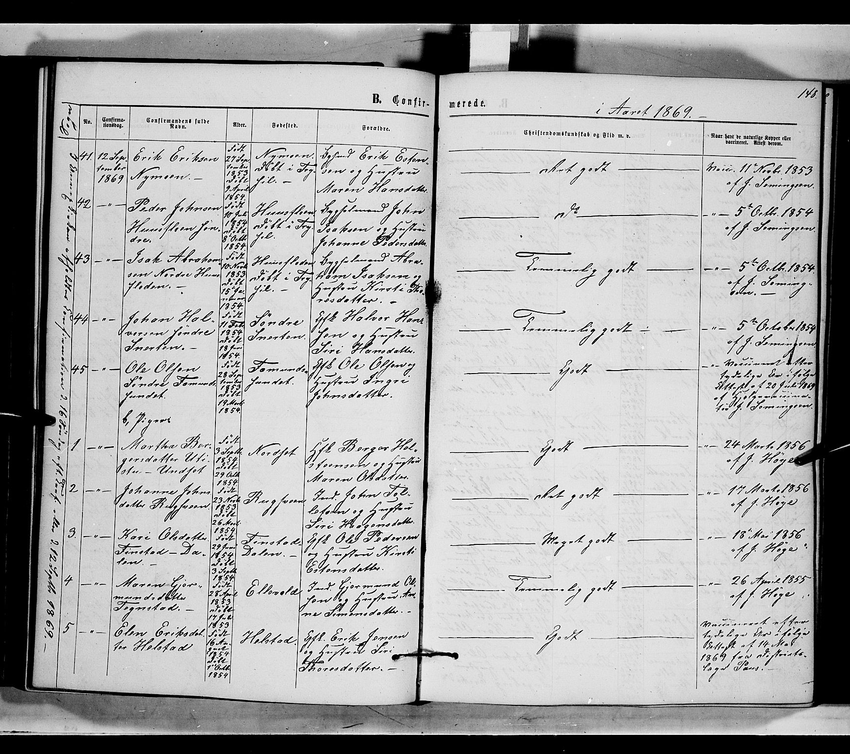 Rendalen prestekontor, AV/SAH-PREST-054/H/Ha/Haa/L0006: Parish register (official) no. 6, 1867-1877, p. 148