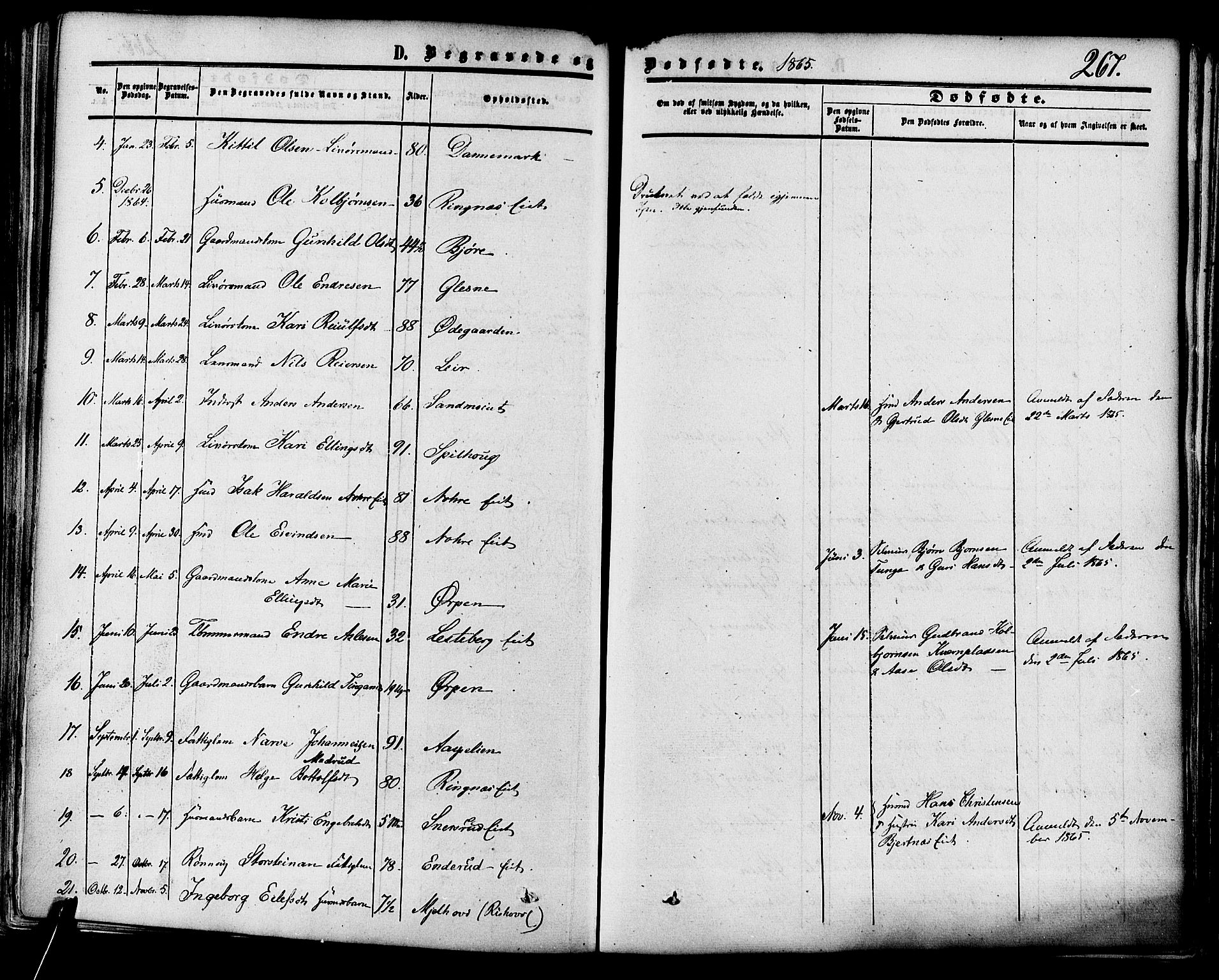 Krødsherad kirkebøker, AV/SAKO-A-19/F/Fa/L0003: Parish register (official) no. 3, 1851-1872, p. 267