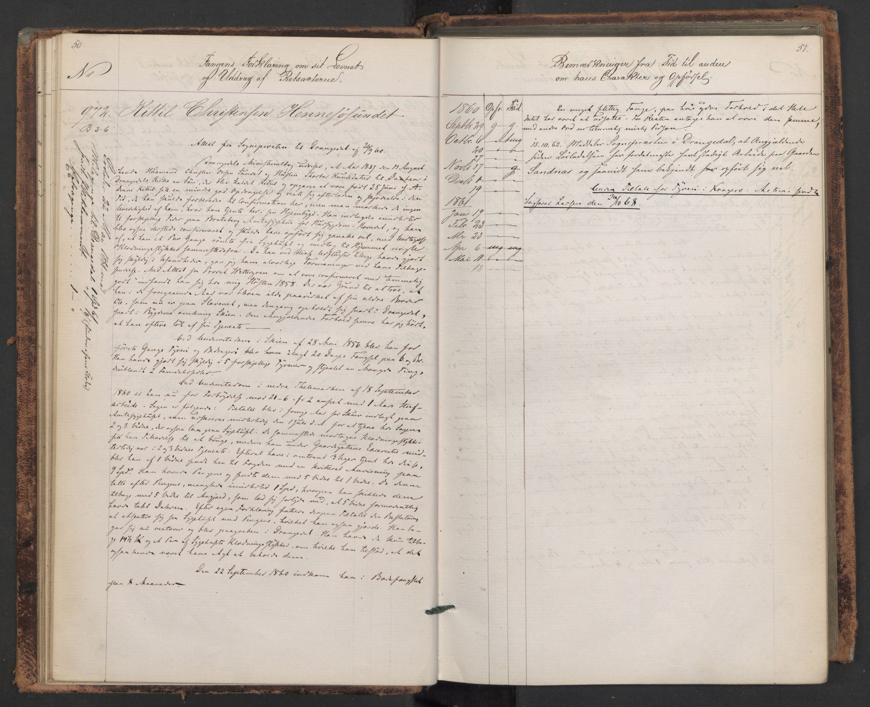 Botsfengslet, AV/RA-S-1539/D/Db/Dbb/L0007: 945b - 258c, 1860-1862, p. 50-51
