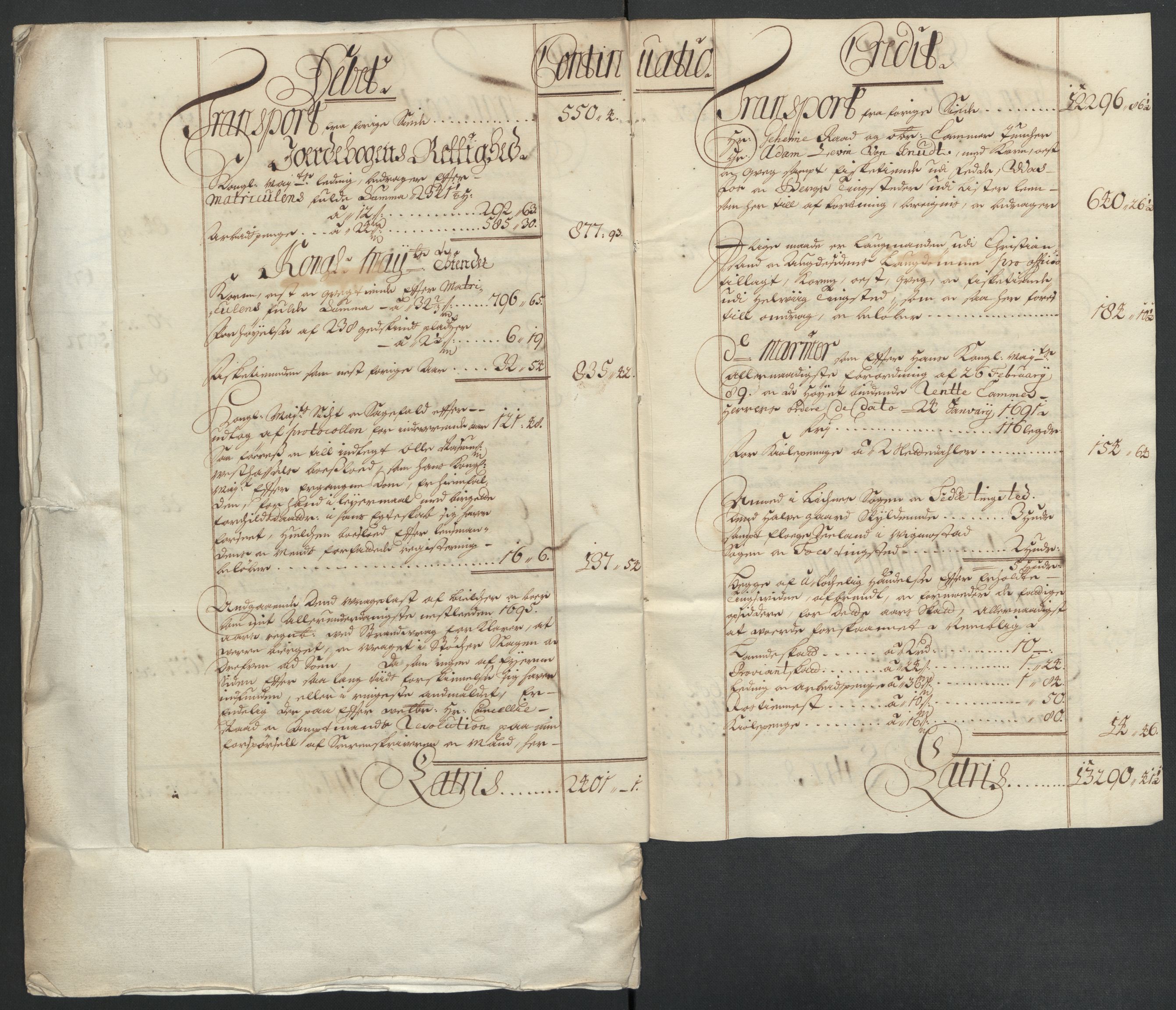 Rentekammeret inntil 1814, Reviderte regnskaper, Fogderegnskap, AV/RA-EA-4092/R43/L2546: Fogderegnskap Lista og Mandal, 1696-1697, p. 16