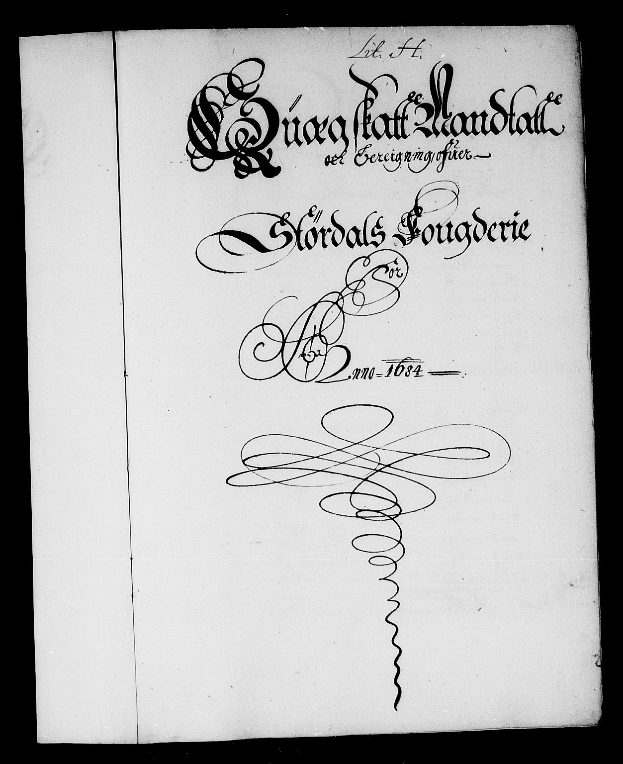 Rentekammeret inntil 1814, Reviderte regnskaper, Stiftamtstueregnskaper, Trondheim stiftamt og Nordland amt, RA/EA-6044/R/Rg/L0075: Trondheim stiftamt og Nordland amt, 1684