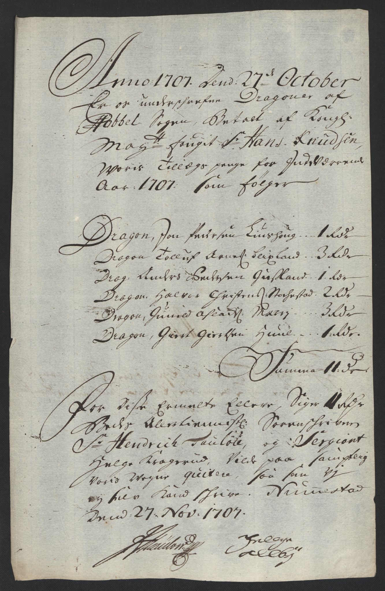 Rentekammeret inntil 1814, Reviderte regnskaper, Fogderegnskap, AV/RA-EA-4092/R04/L0134: Fogderegnskap Moss, Onsøy, Tune, Veme og Åbygge, 1707-1708, p. 114