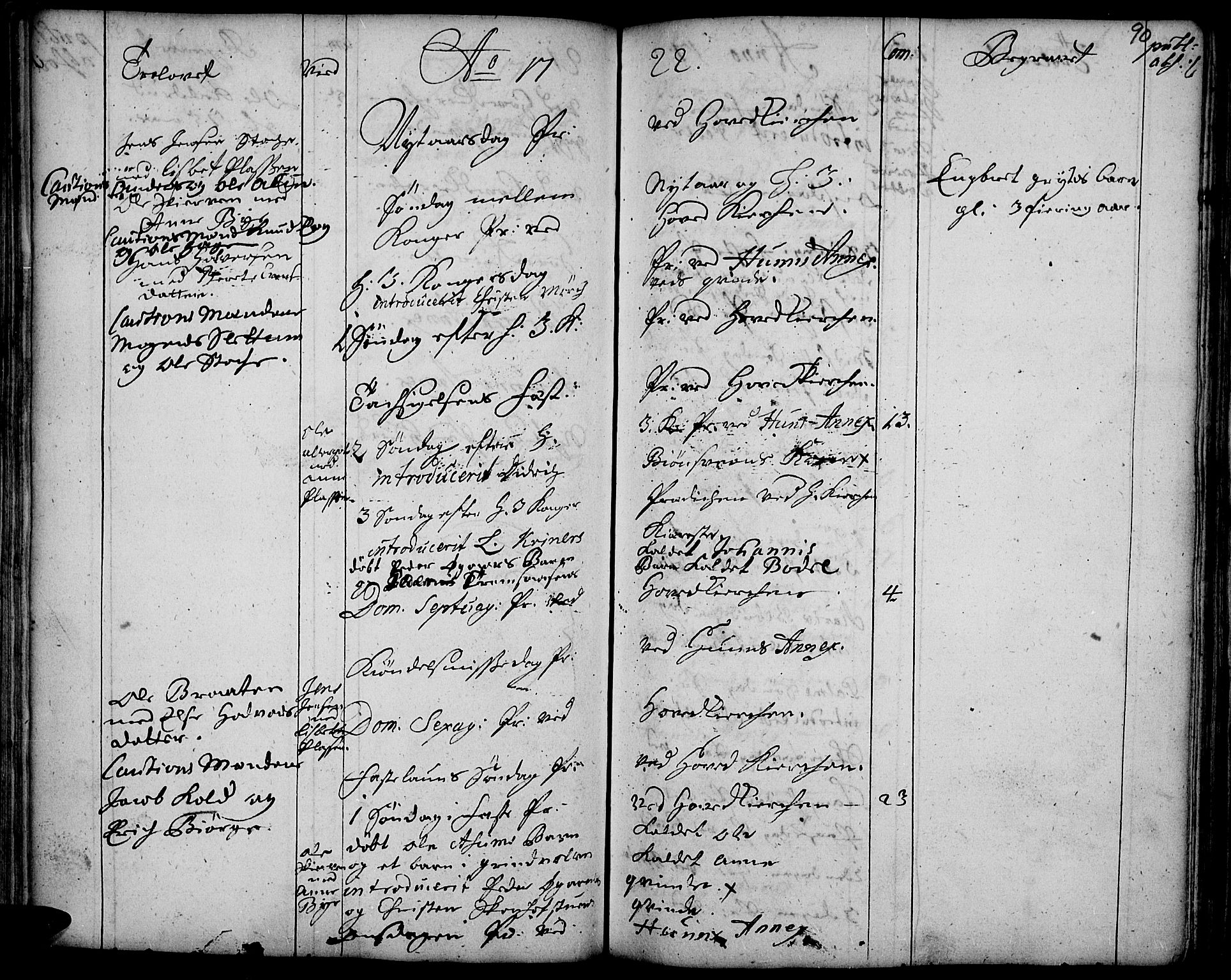 Vardal prestekontor, SAH/PREST-100/H/Ha/Haa/L0001: Parish register (official) no. 1, 1706-1748, p. 90
