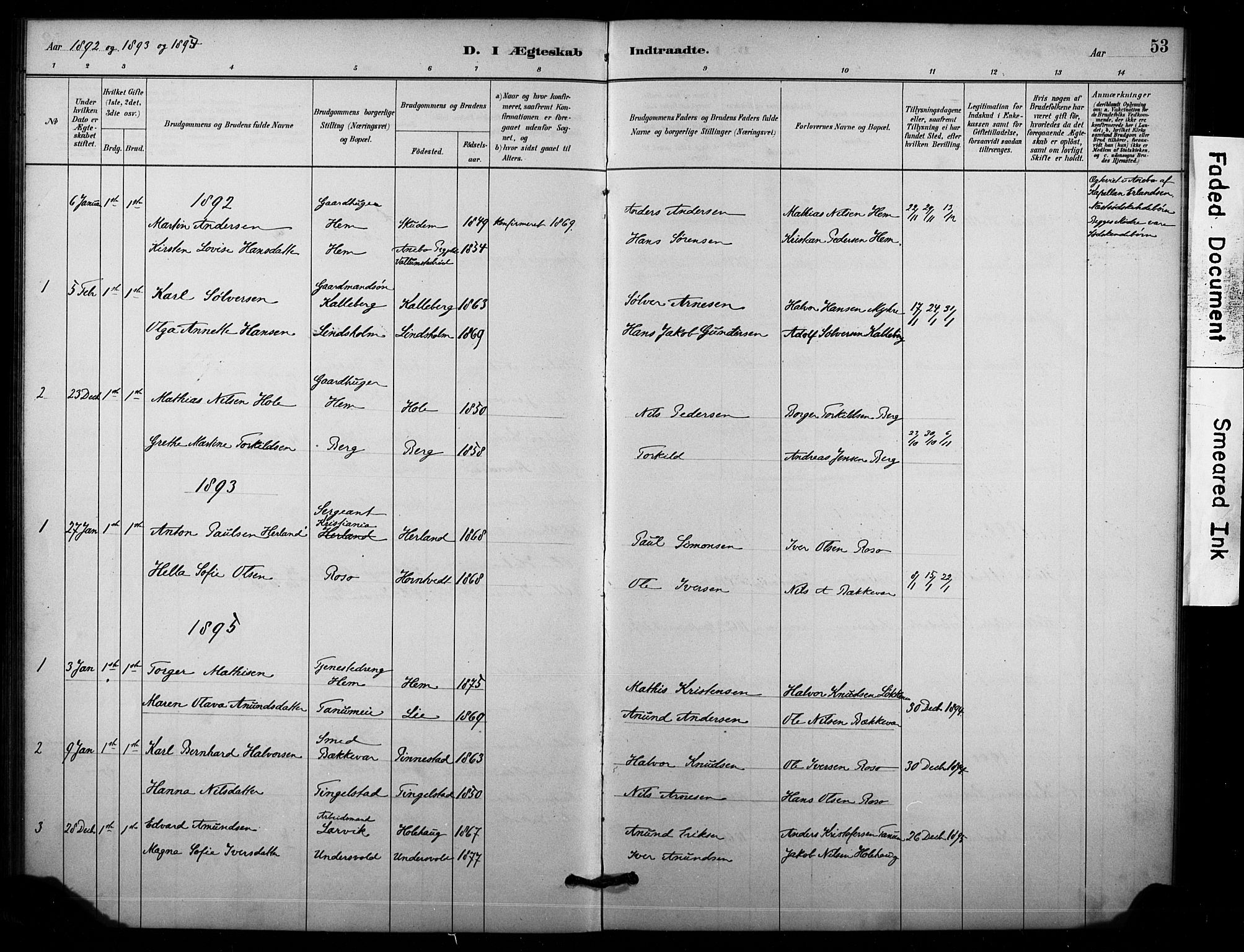 Lardal kirkebøker, SAKO/A-350/F/Fc/L0001: Parish register (official) no. III 1, 1881-1906, p. 53