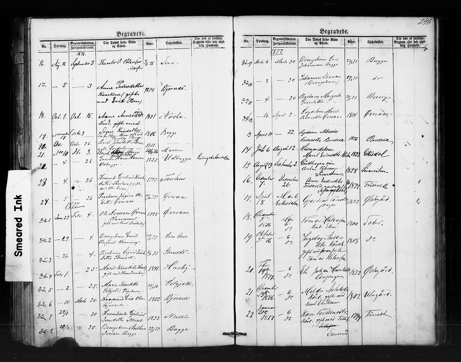 Ministerialprotokoller, klokkerbøker og fødselsregistre - Møre og Romsdal, SAT/A-1454/552/L0638: Parish register (copy) no. 552C01, 1867-1902, p. 246