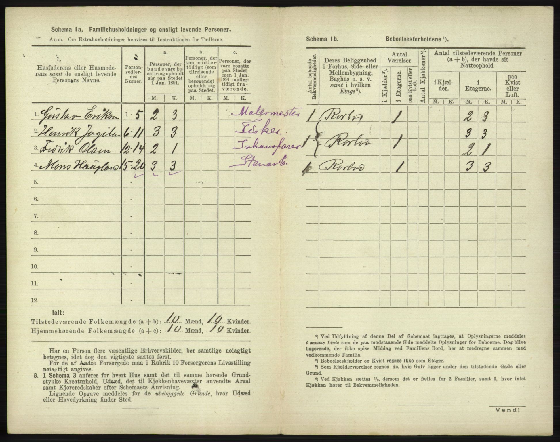 RA, 1891 census for 2001 Hammerfest, 1891, p. 1697