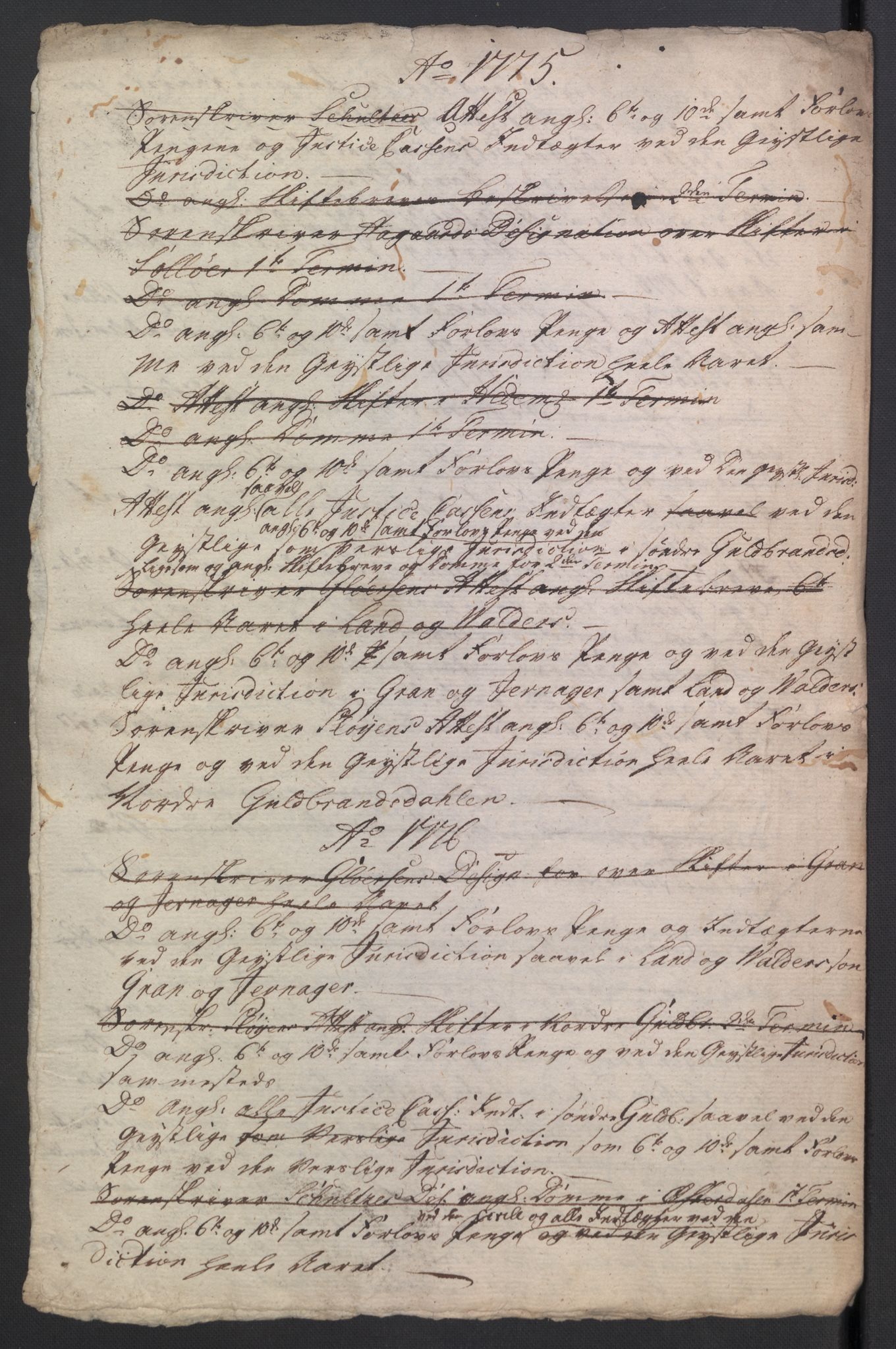 Rentekammeret inntil 1814, Reviderte regnskaper, Mindre regnskaper, AV/RA-EA-4068/Rb/L0014: Opplands amt, 1771-1779, p. 1012