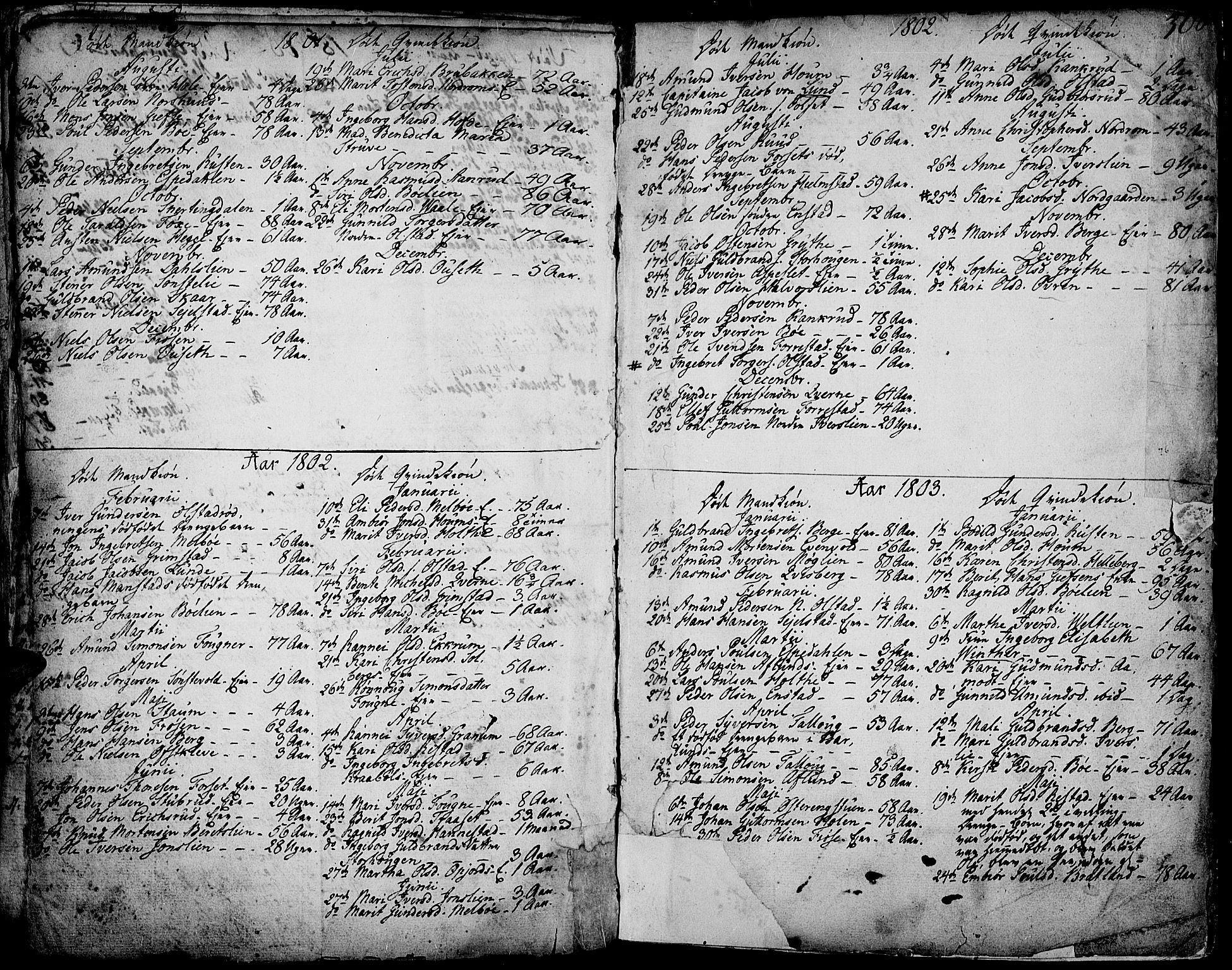 Gausdal prestekontor, AV/SAH-PREST-090/H/Ha/Haa/L0003: Parish register (official) no. 3, 1758-1809, p. 360