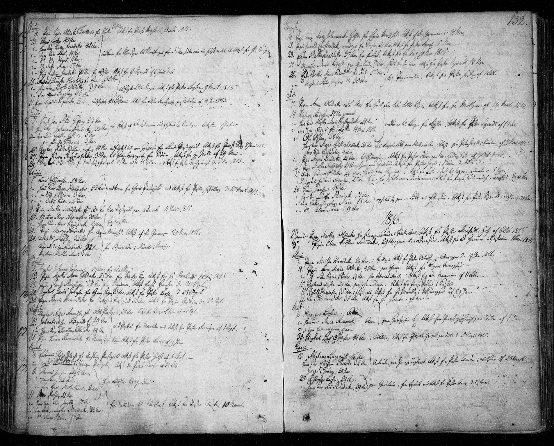 Aker prestekontor kirkebøker, SAO/A-10861/F/L0011: Parish register (official) no. 11, 1810-1819, p. 132