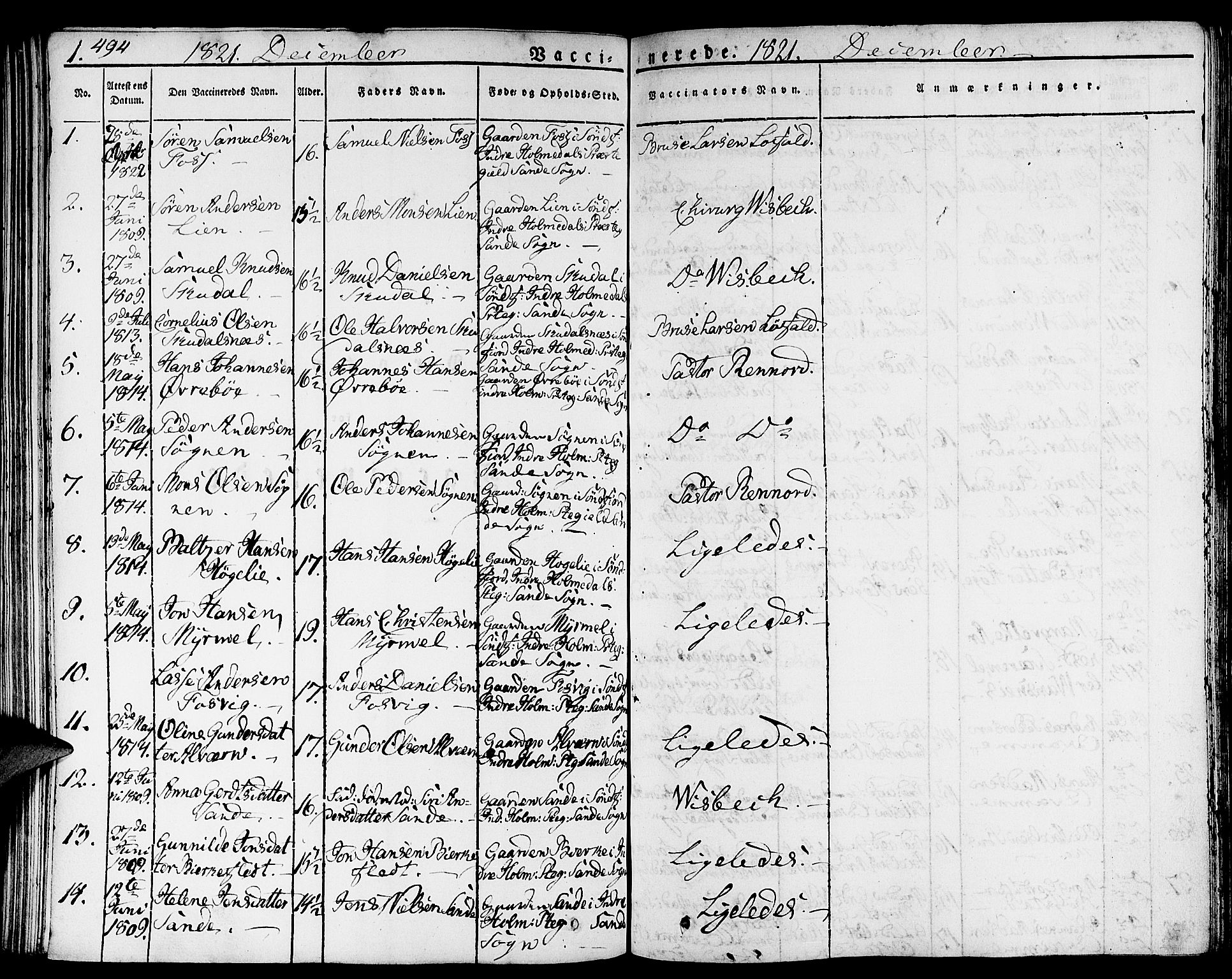 Gaular sokneprestembete, AV/SAB-A-80001/H/Haa: Parish register (official) no. A 3, 1821-1840, p. 494