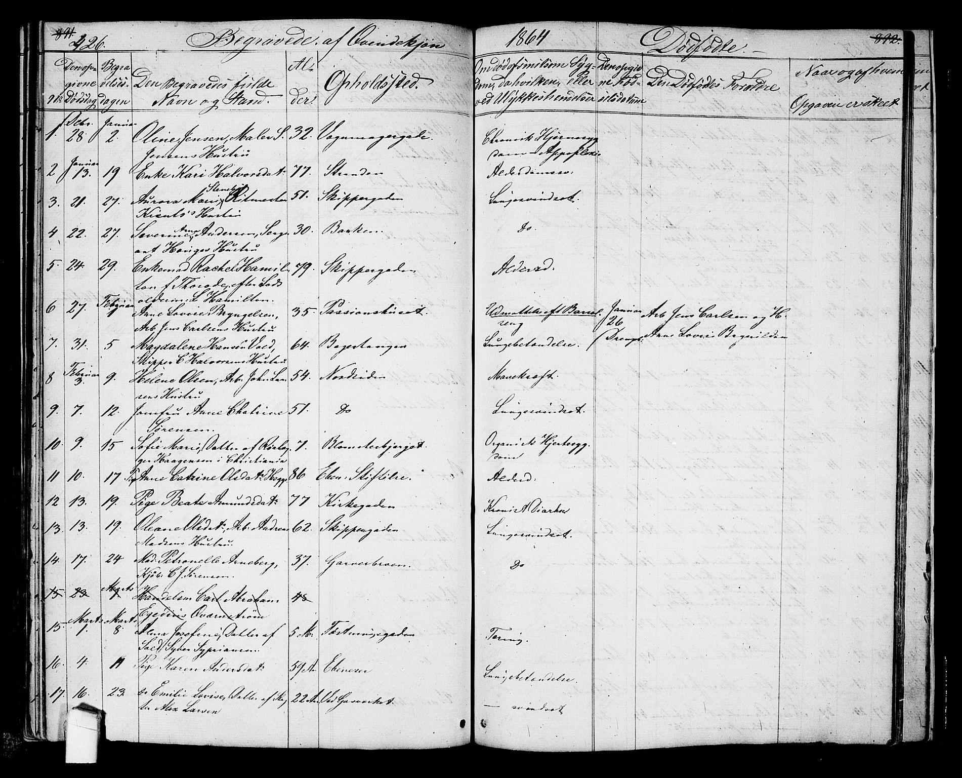 Halden prestekontor Kirkebøker, SAO/A-10909/G/Ga/L0005a: Parish register (copy) no. 5A, 1855-1864, p. 426