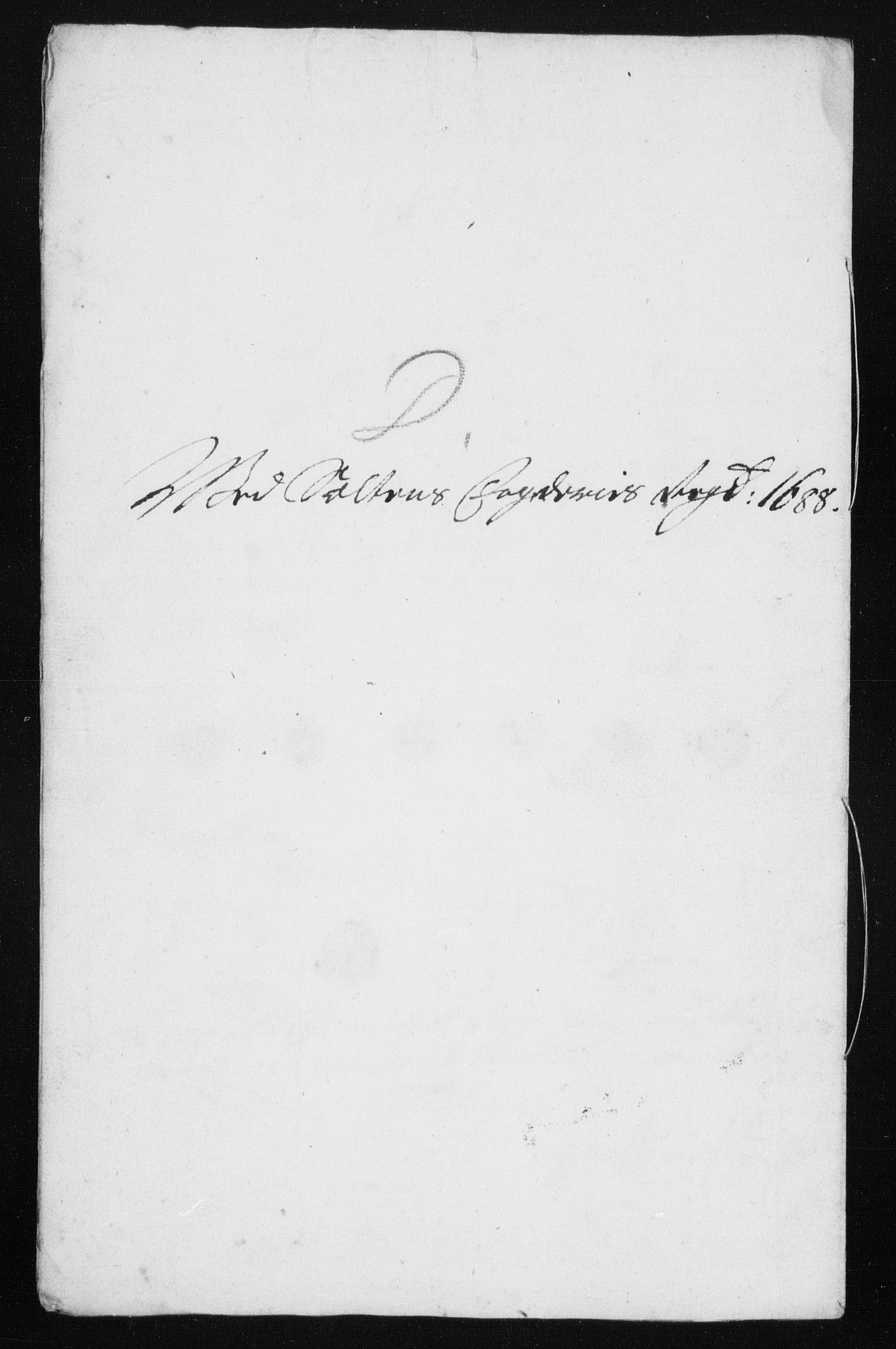 Rentekammeret inntil 1814, Reviderte regnskaper, Stiftamtstueregnskaper, Trondheim stiftamt og Nordland amt, AV/RA-EA-6044/R/Rh/L0011: Nordland amt, 1688