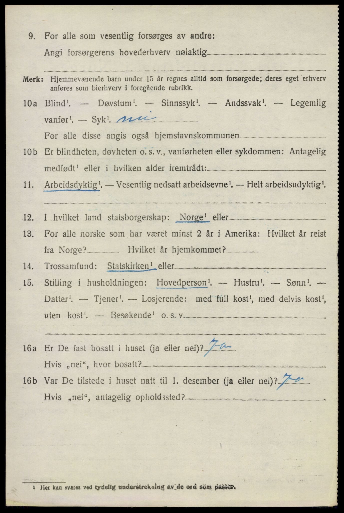 SAO, 1920 census for Sørum, 1920, p. 2106