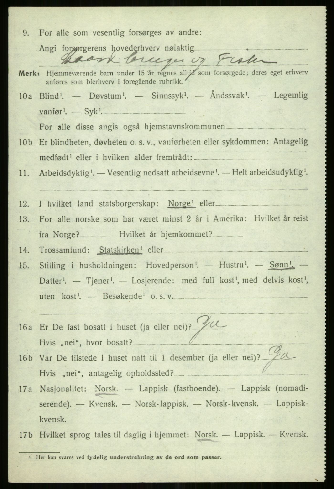 SATØ, 1920 census for Tromsøysund, 1920, p. 12473