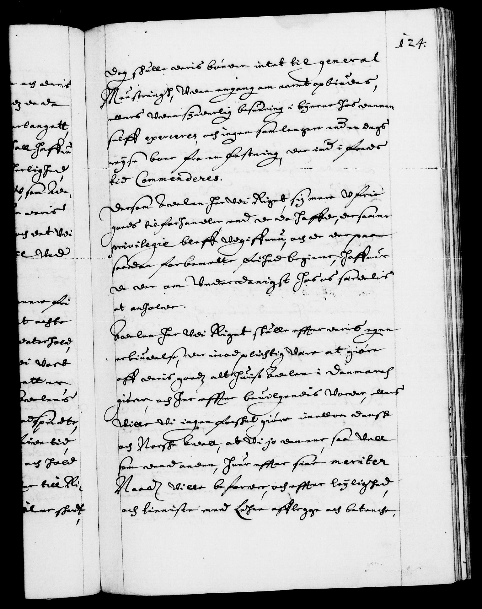 Danske Kanselli 1572-1799, RA/EA-3023/F/Fc/Fca/Fcaa/L0007: Norske registre (mikrofilm), 1648-1650, p. 124a