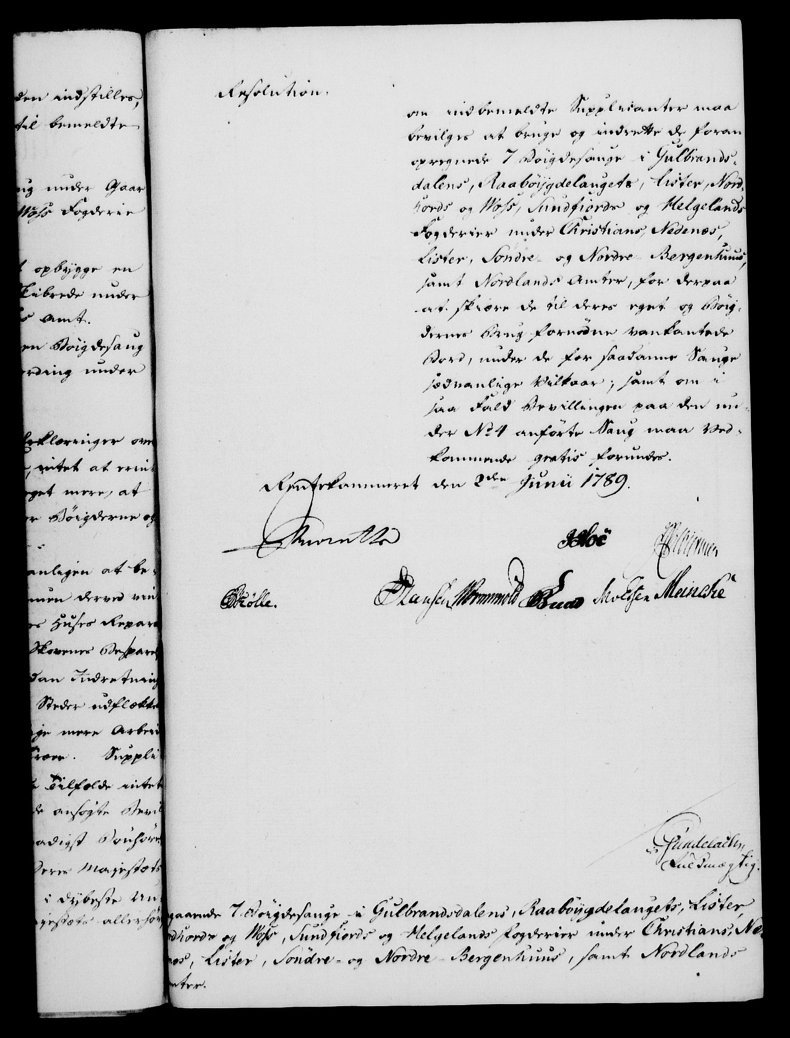 Rentekammeret, Kammerkanselliet, RA/EA-3111/G/Gf/Gfa/L0071: Norsk relasjons- og resolusjonsprotokoll (merket RK 52.71), 1789, p. 325