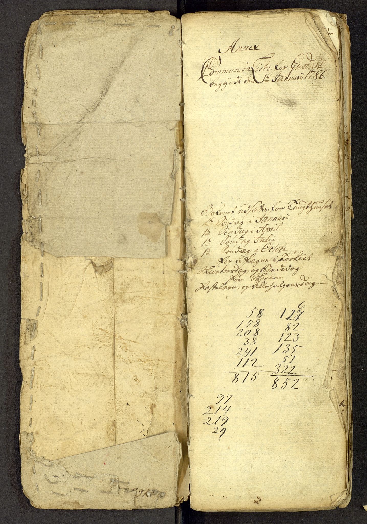 Gausdal prestekontor, SAH/PREST-090/H/Ha: Parish register draft no. -, 1786-1793