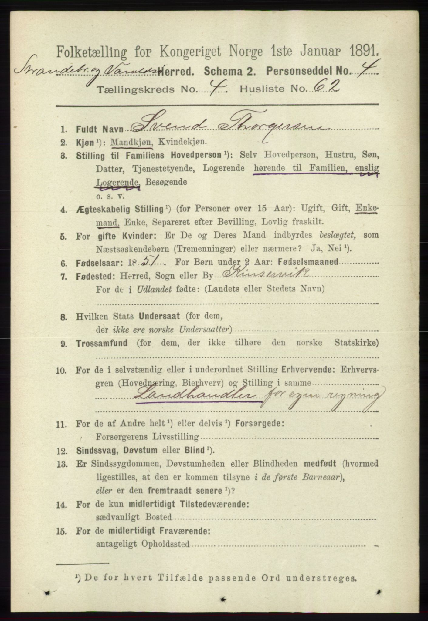 RA, 1891 census for 1226 Strandebarm og Varaldsøy, 1891, p. 1781